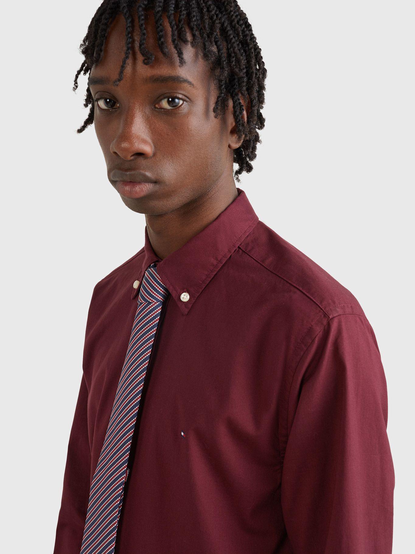 Camisa Natural Soft Solid Rojo Tommy Hilfiger-3