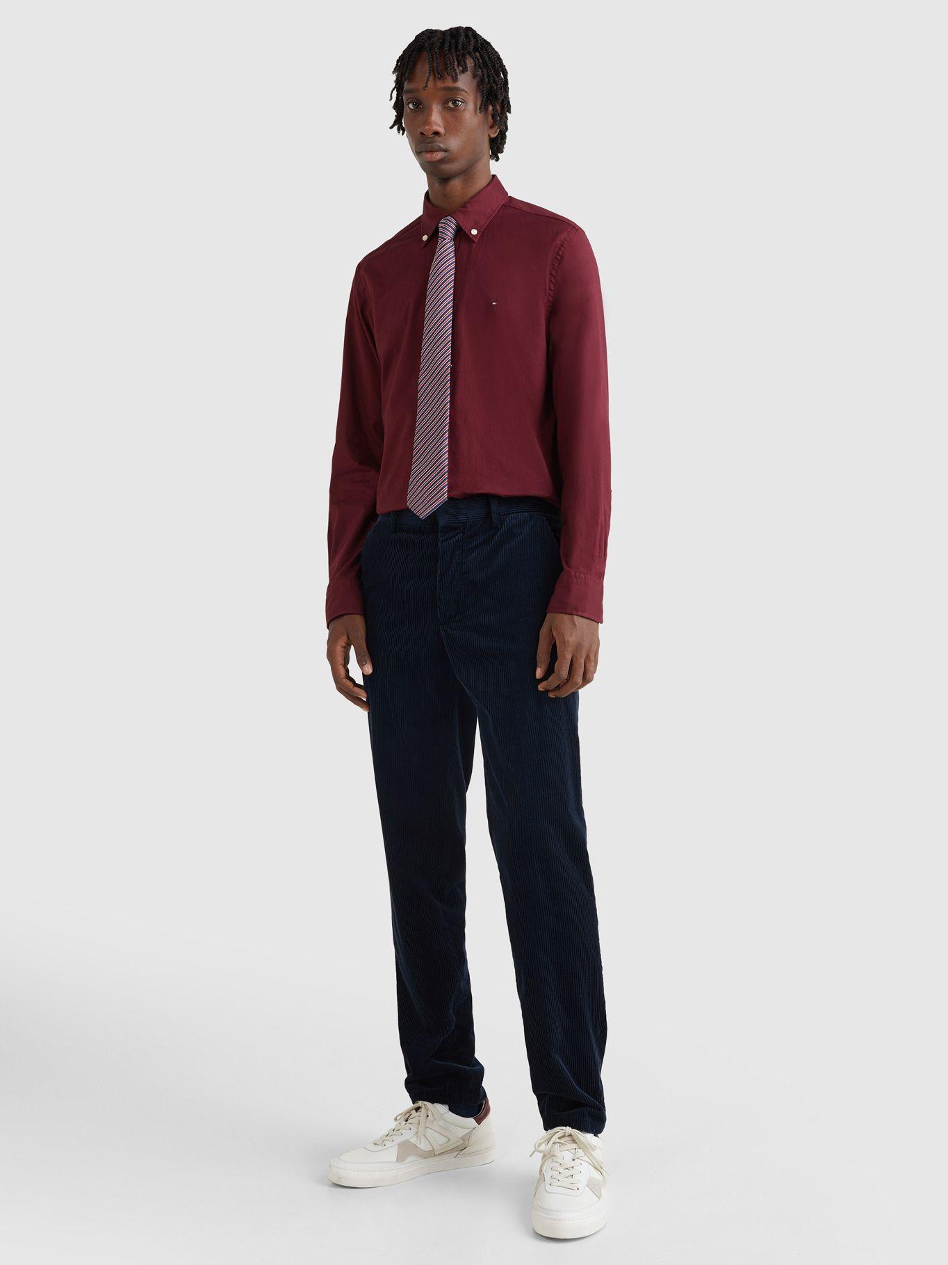 Camisa Natural Soft Solid Rojo Tommy Hilfiger-1