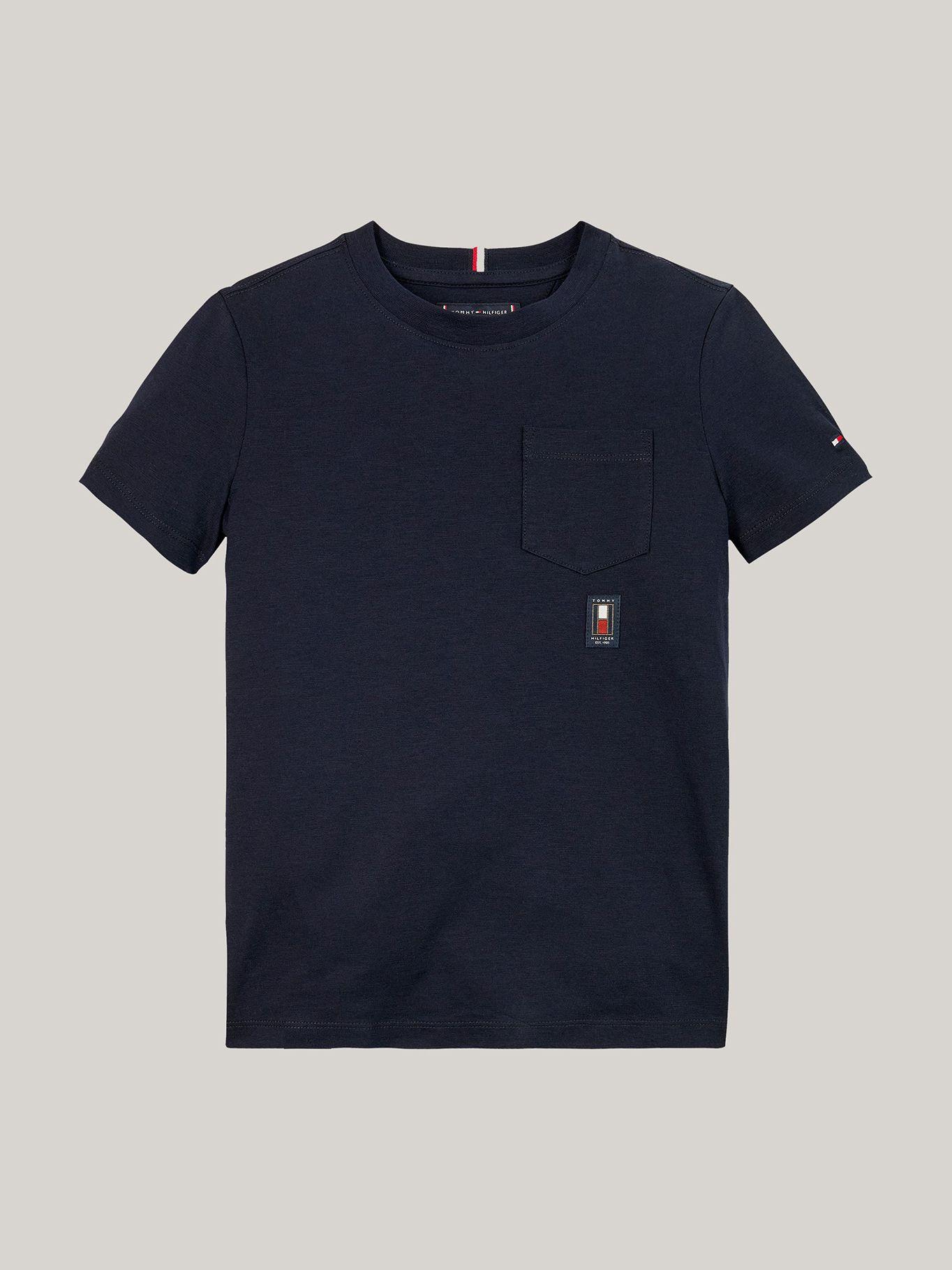 Polera Vertical Flag Con Logo Azul Tommy Hilfiger-4