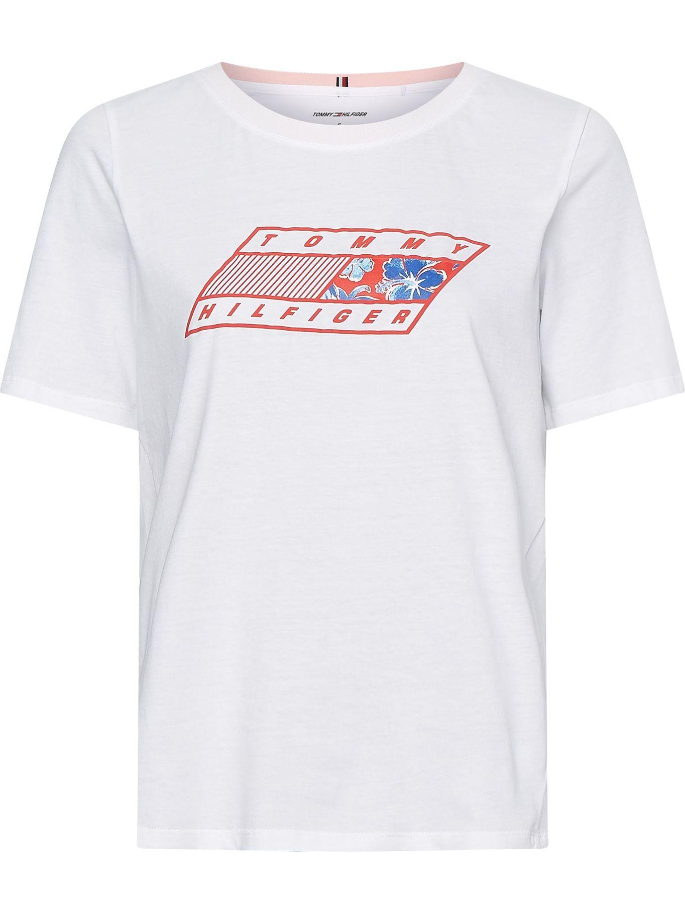 Polera Sport Two Tone Blanco Tommy Hilfiger MY2-0