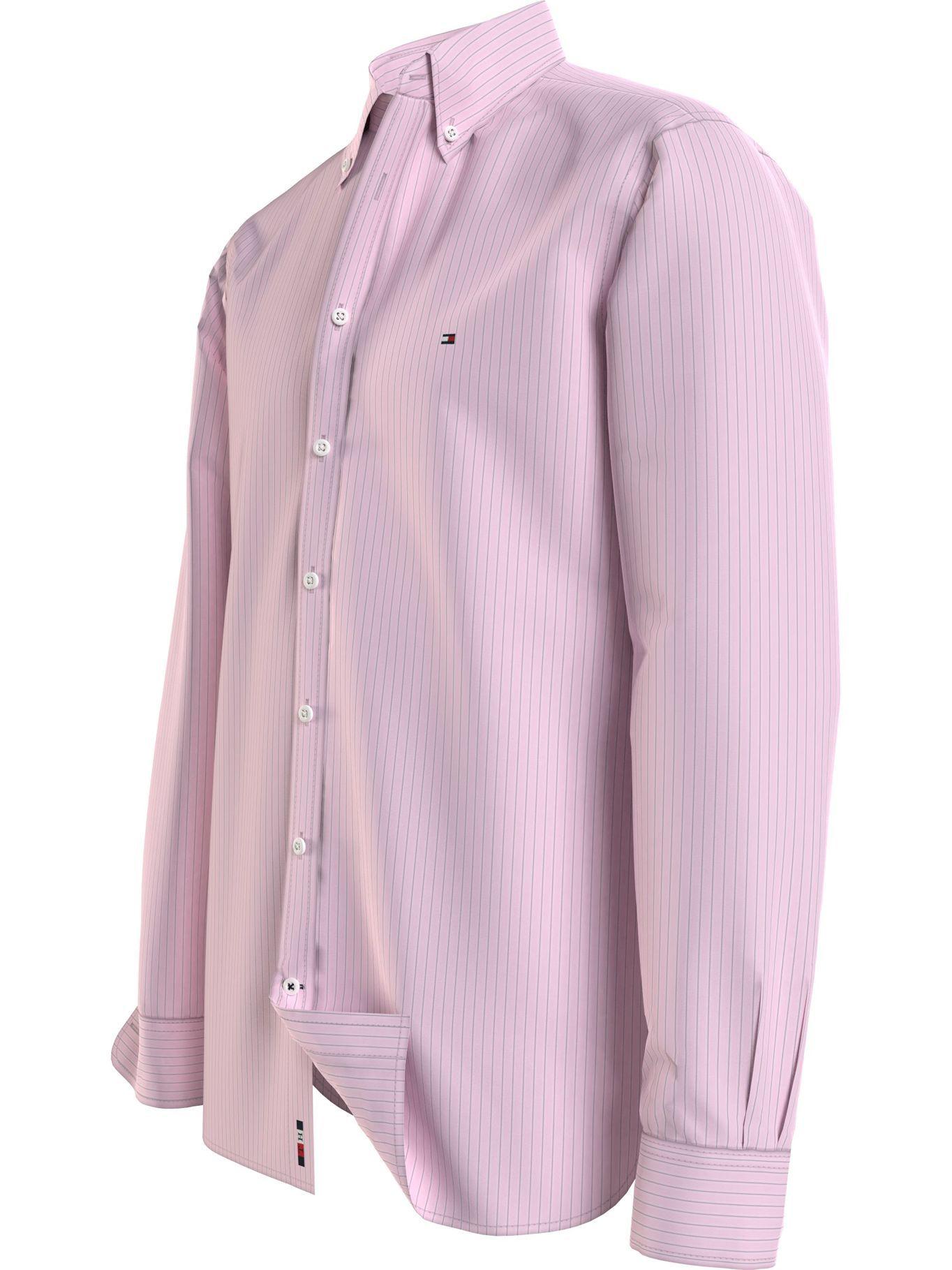 Camisa Natural Soft Regular Fit Rosado Tommy Hilfiger-3