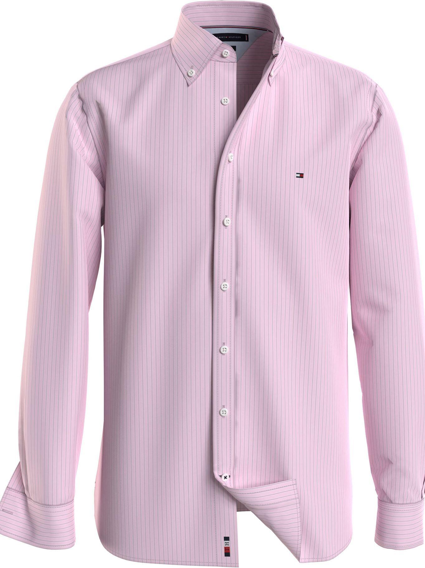 Camisa Natural Soft Regular Fit Rosado Tommy Hilfiger-0