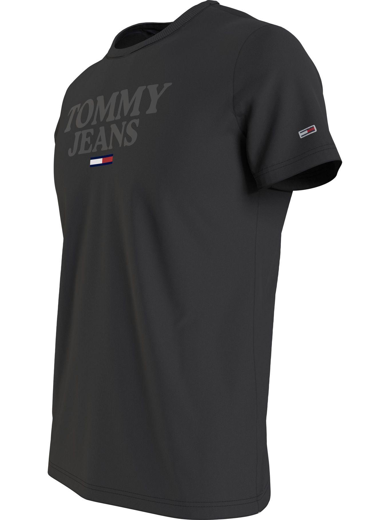 Polera Tonal Entry Graphic Logo Negro Tommy Jeans-2