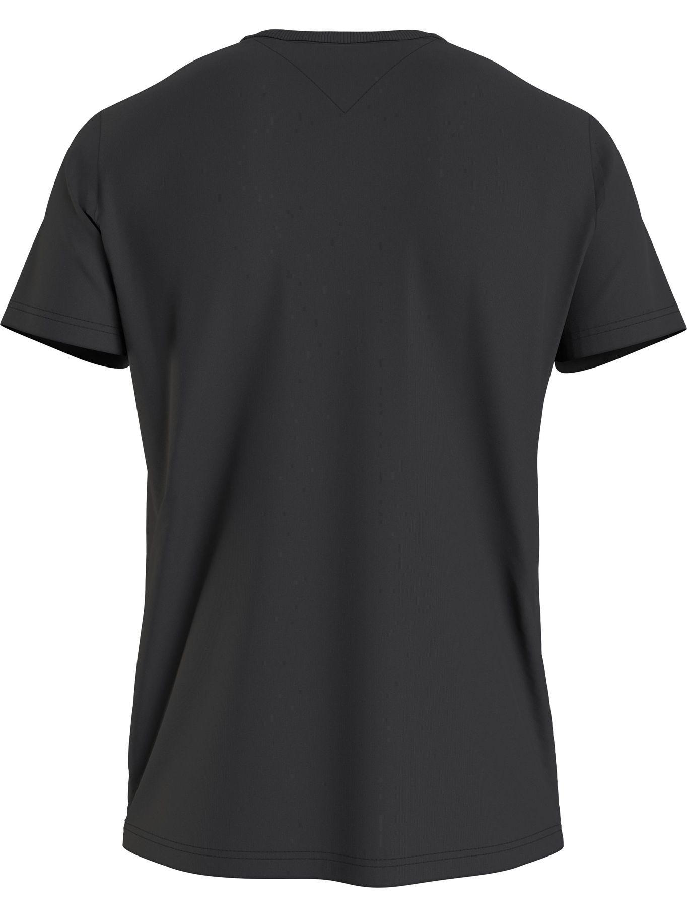 Polera Tonal Entry Graphic Logo Negro Tommy Jeans-1