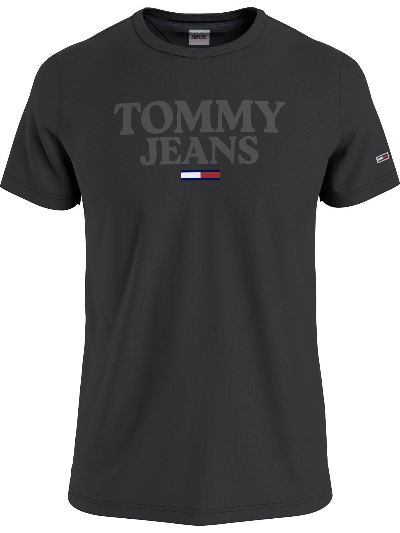 Polera Tonal Entry Graphic Logo Negro Tommy Jeans-0