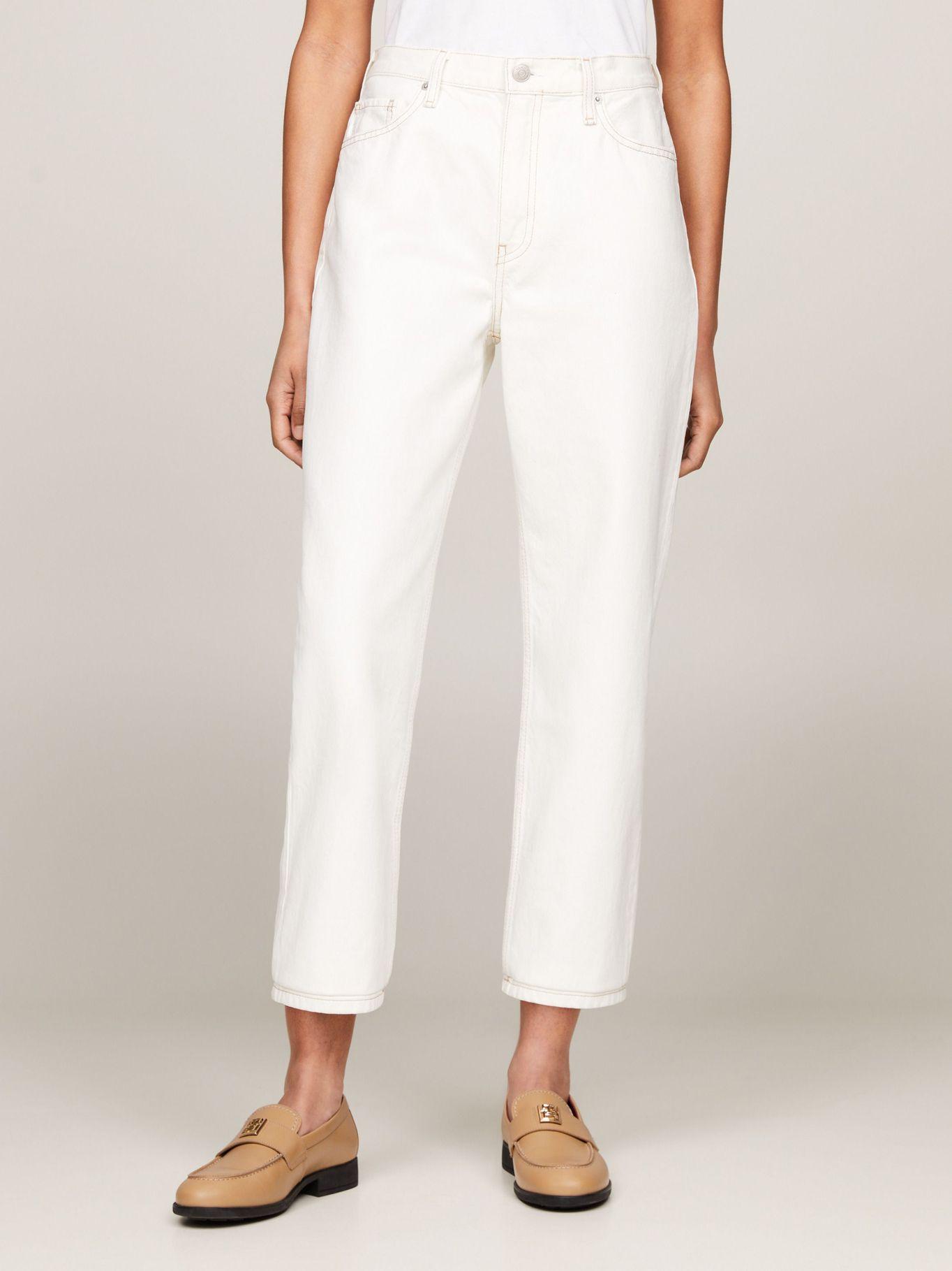 Jeans Classic De Talle Alto Blanco Tommy Hilfiger-1