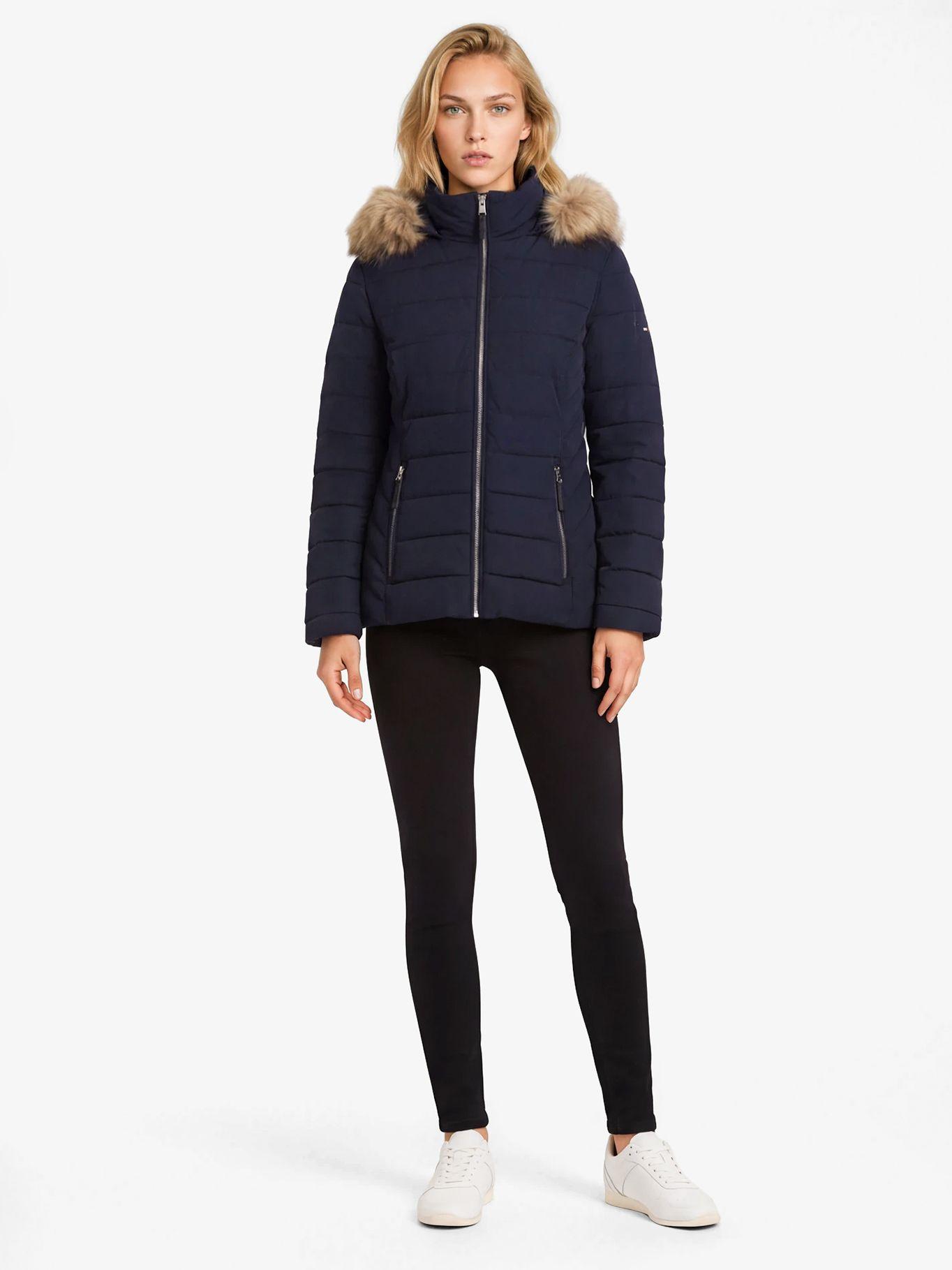 Parka Puffer Acolchada Azul Tommy Hilfiger-1