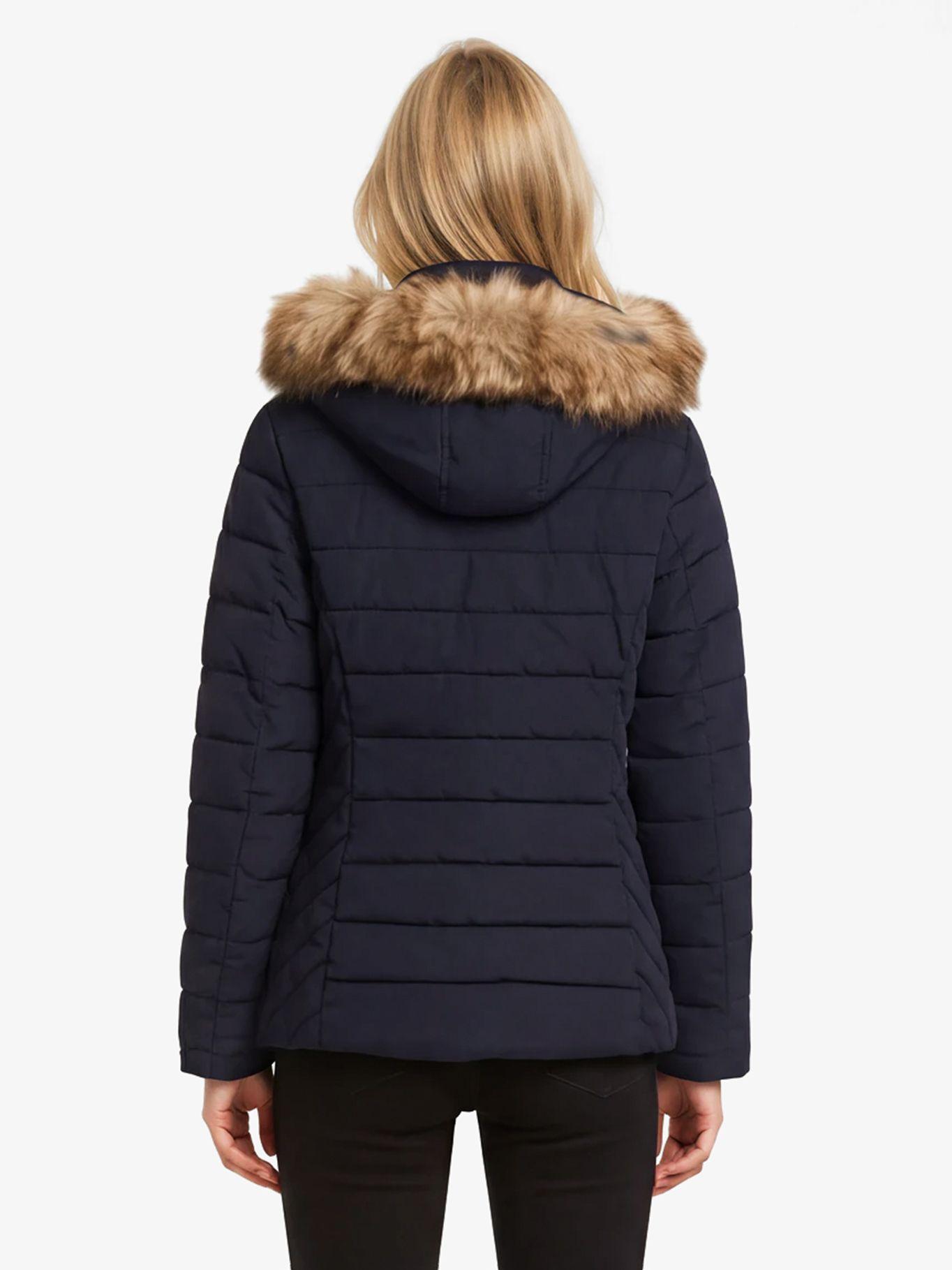 Parka Puffer Acolchada Azul Tommy Hilfiger-3