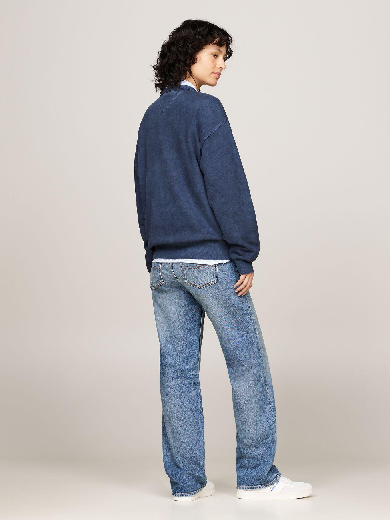 Polerón Varsity Logo Corte Amplio Azul Tommy Hilfiger-2
