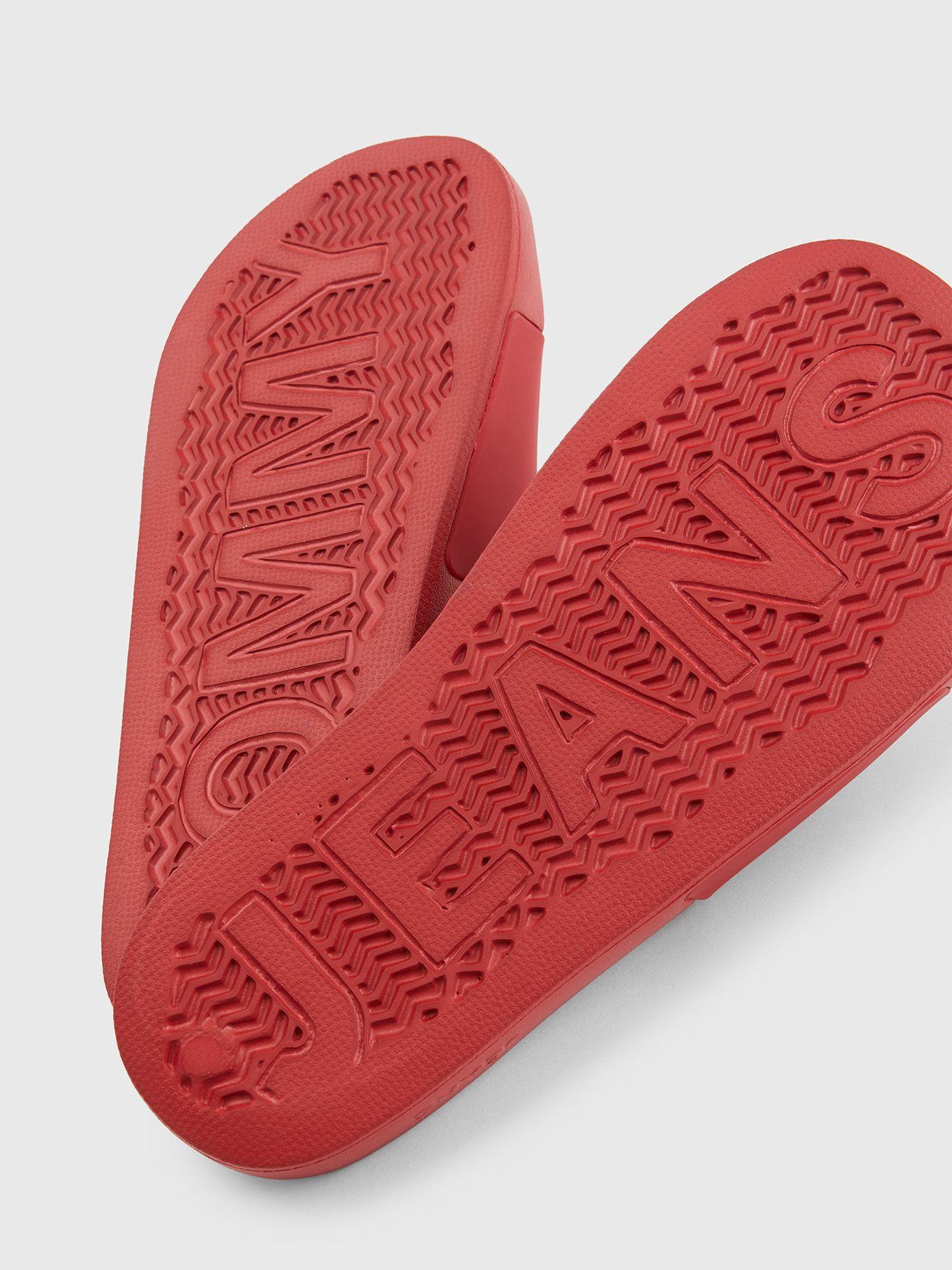 Sandalias Con Parche Flag Rojo Tommy Hilfiger-3