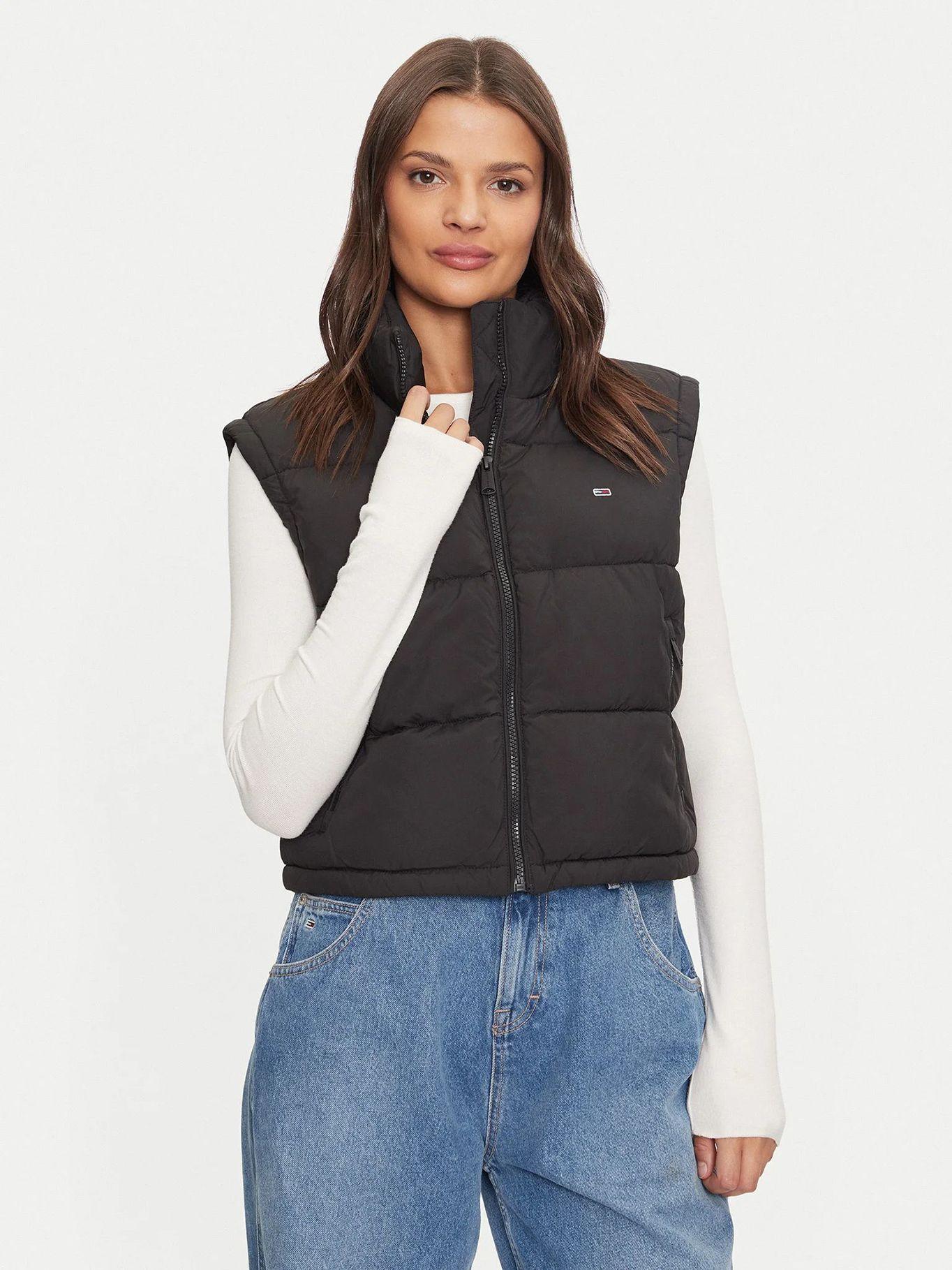 Parka Vest Essential Acolchada Negro Tommy Hilfiger-0