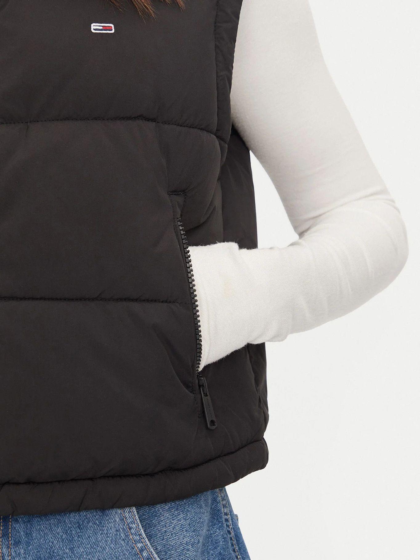 Parka Vest Essential Acolchada Negro Tommy Hilfiger-4