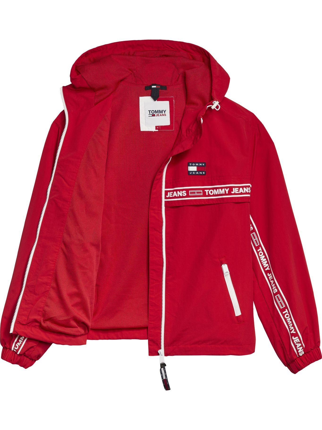 Cortavientos Chicago Logo Rojo Tommy Jeans JN2-2