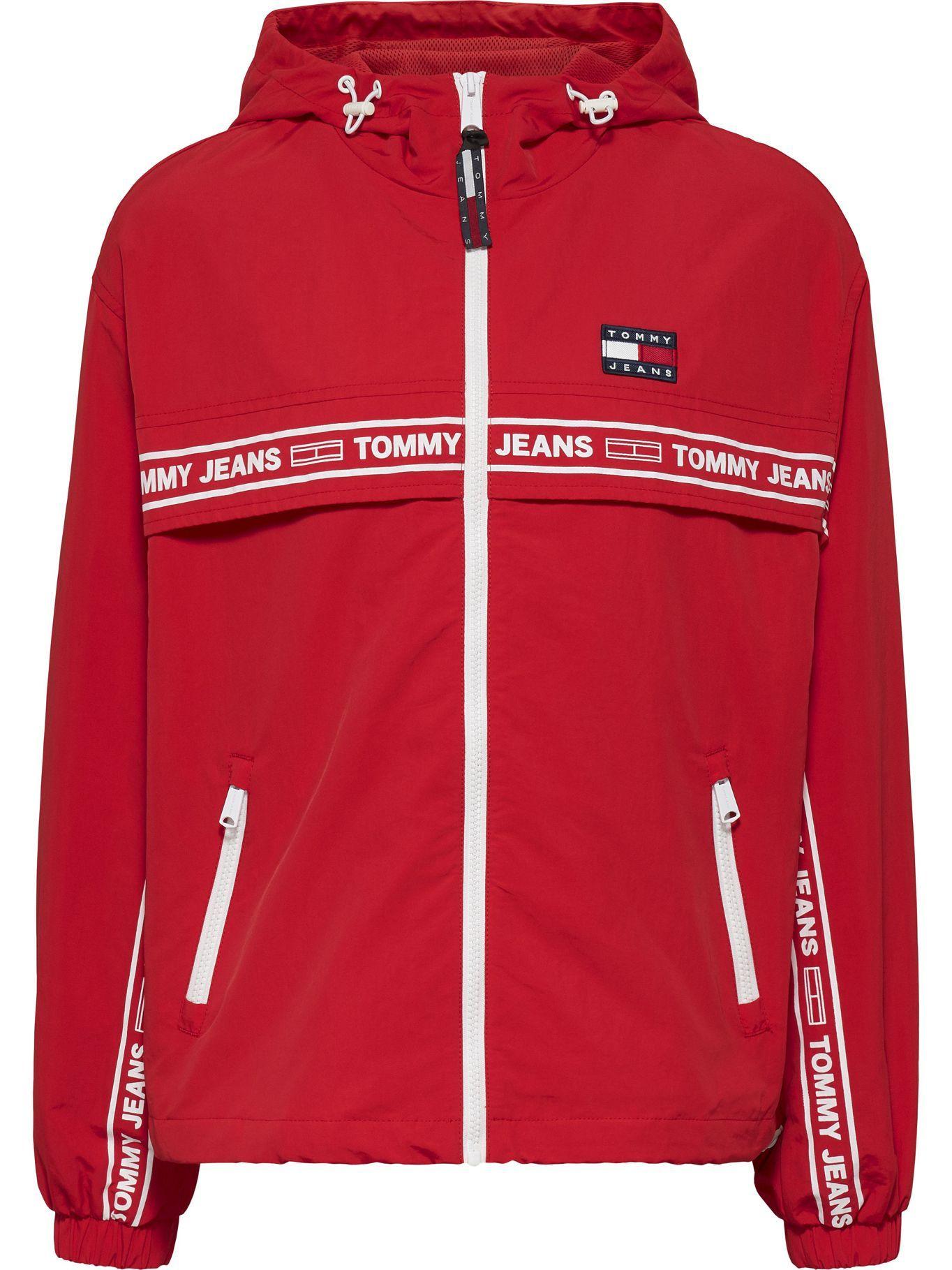 Cortavientos Chicago Logo Rojo Tommy Jeans JN2-0