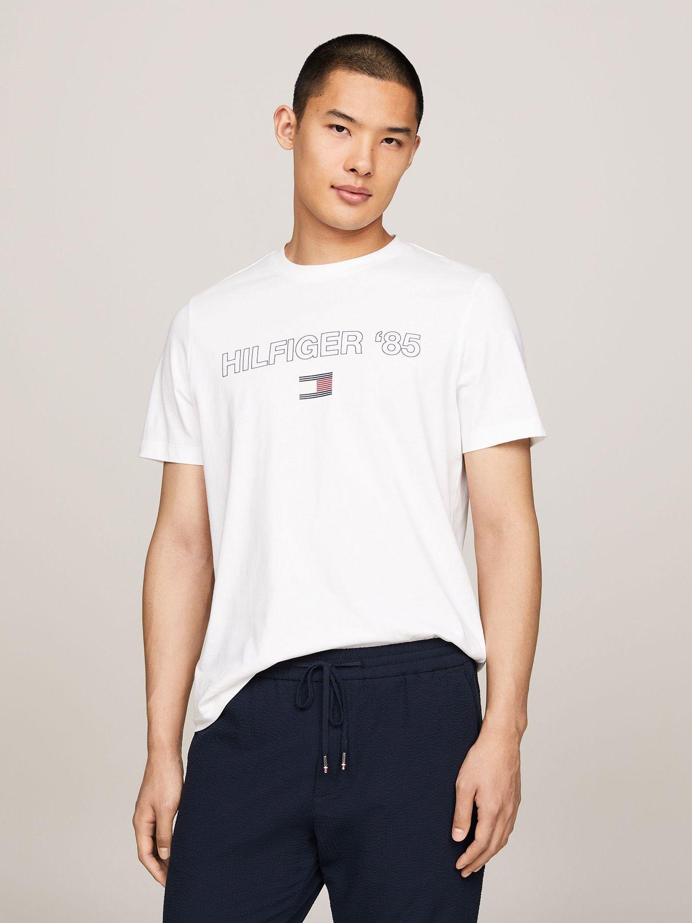 Polera Logo 1985 Regular Fit Blanco Tommy Hilfiger-0