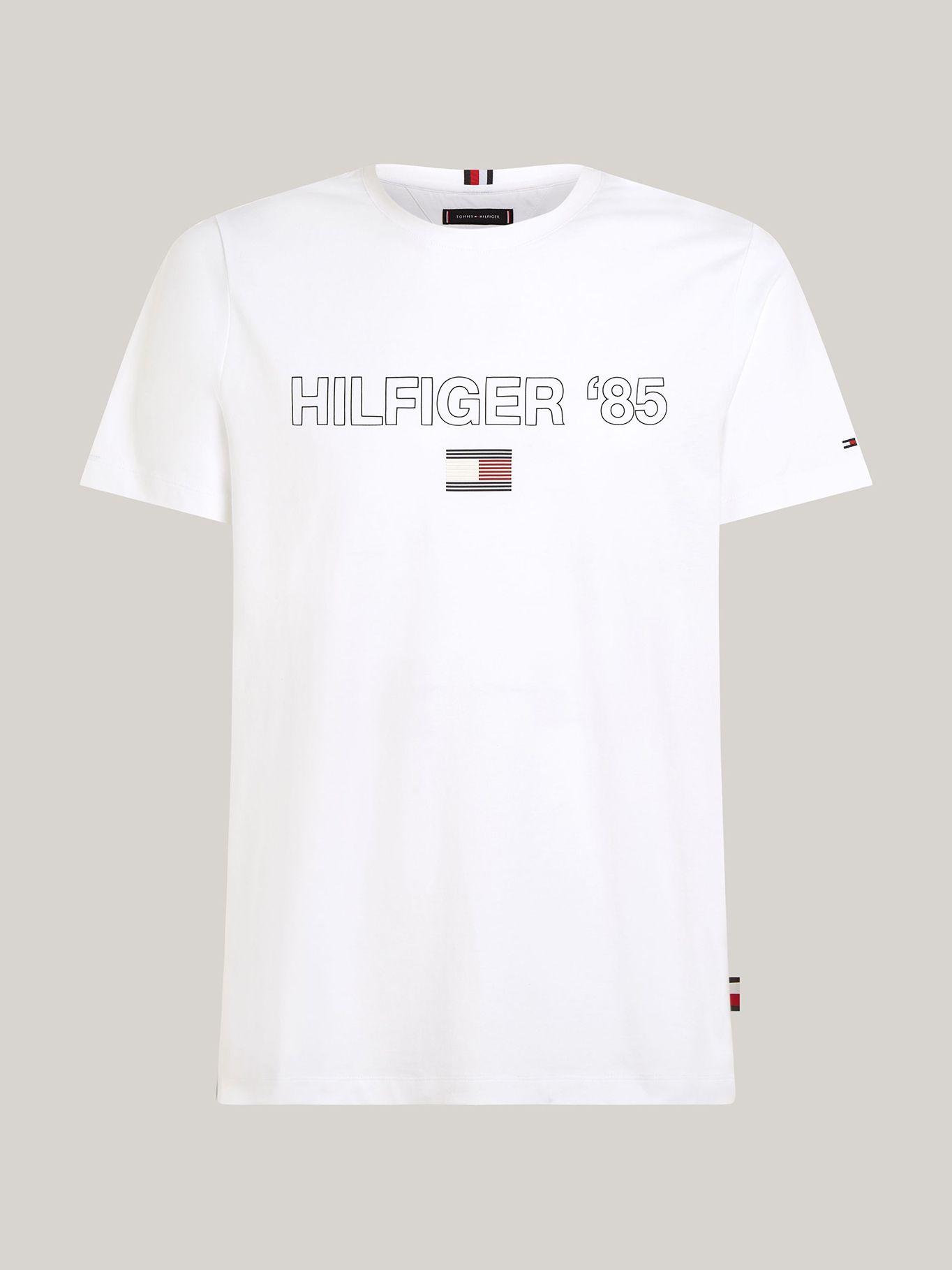 Polera Logo 1985 Regular Fit Blanco Tommy Hilfiger-4