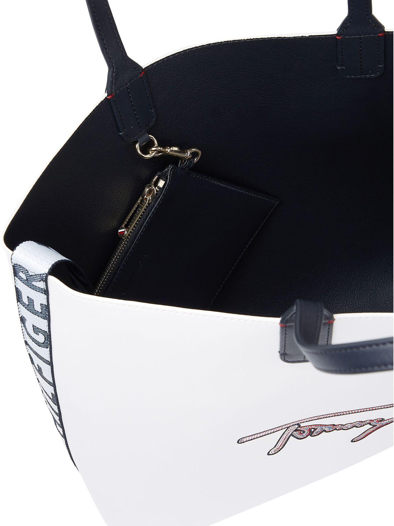 Bolso Tote Iconic Logo Blanco Tommy Hilfiger-2
