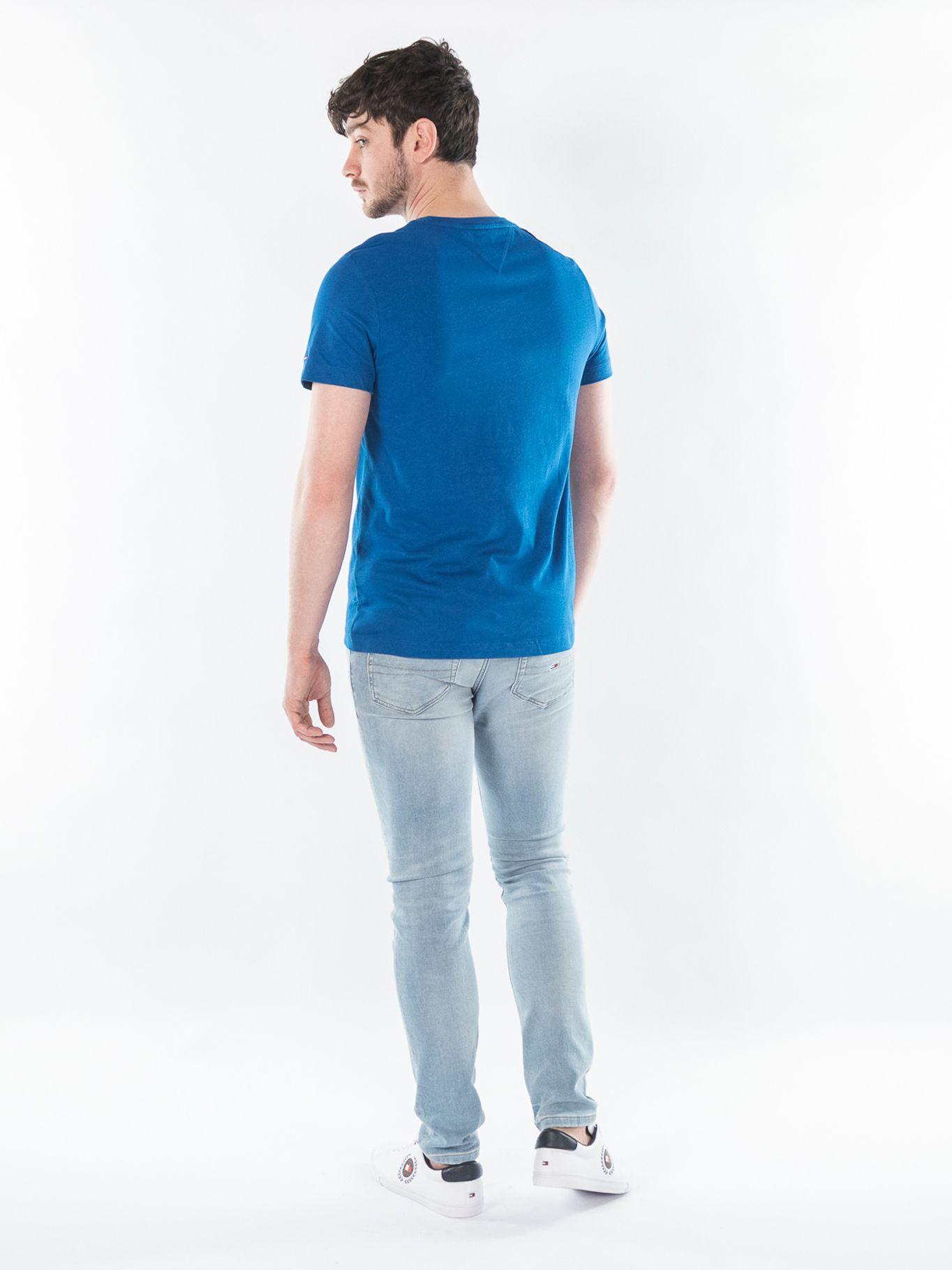 Polera Logo Corporate Graphic Azul Tommy Hilfiger N22-2