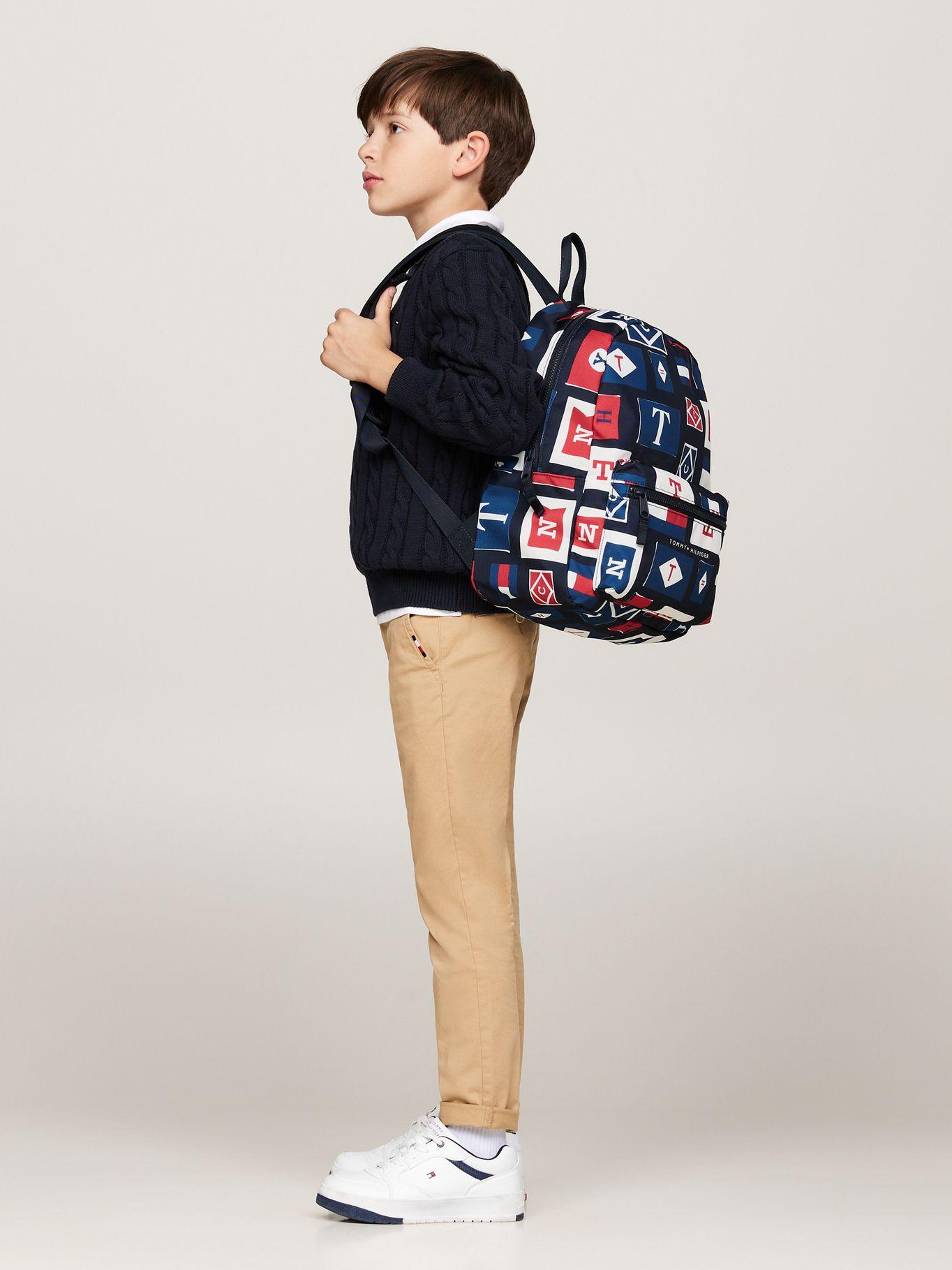Mochila Kids Estampada Multicolor Tommy Hilfiger-1