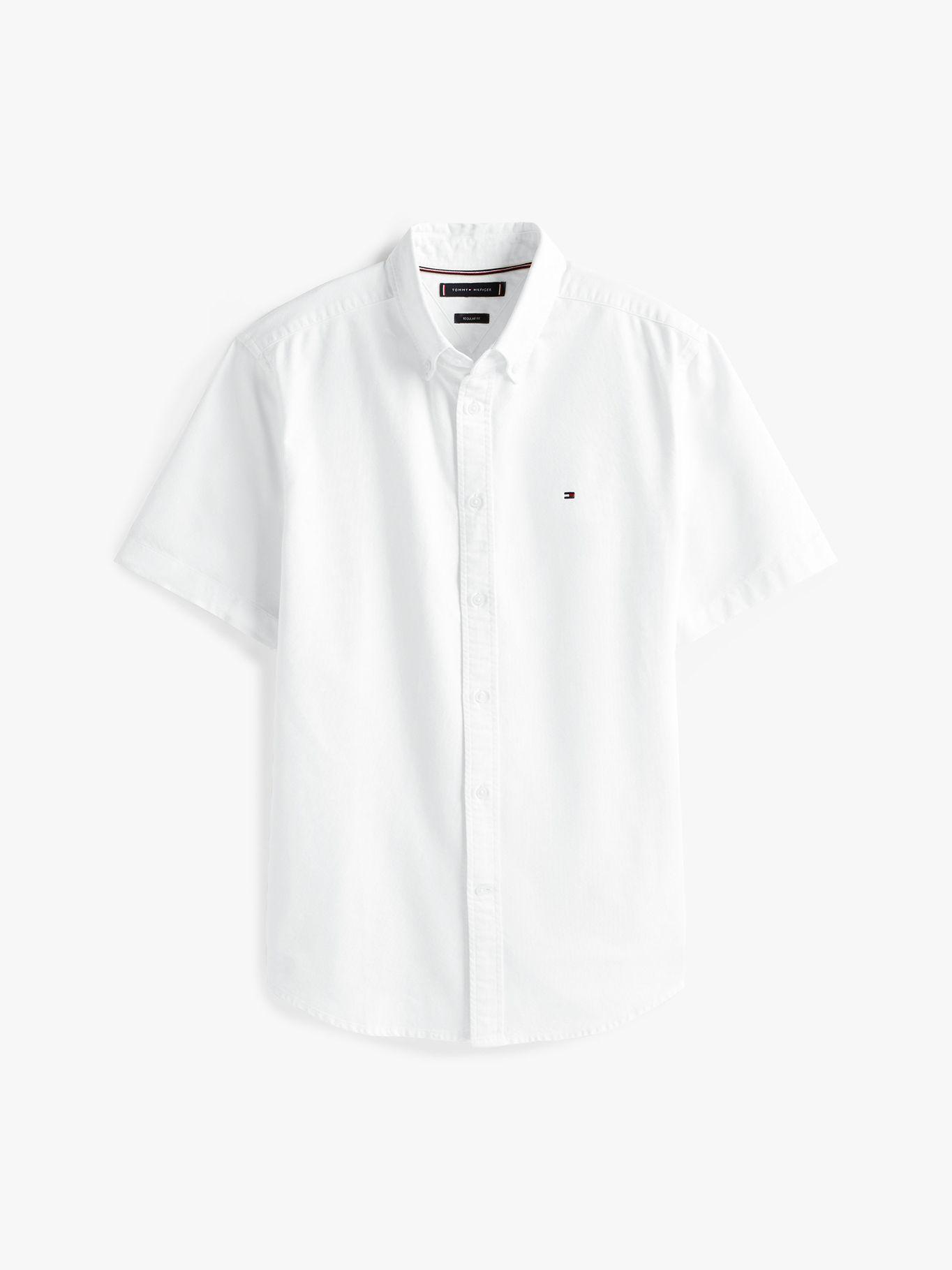 Camisa Oxford Regular Fit Blanco Tommy Hilfiger-4
