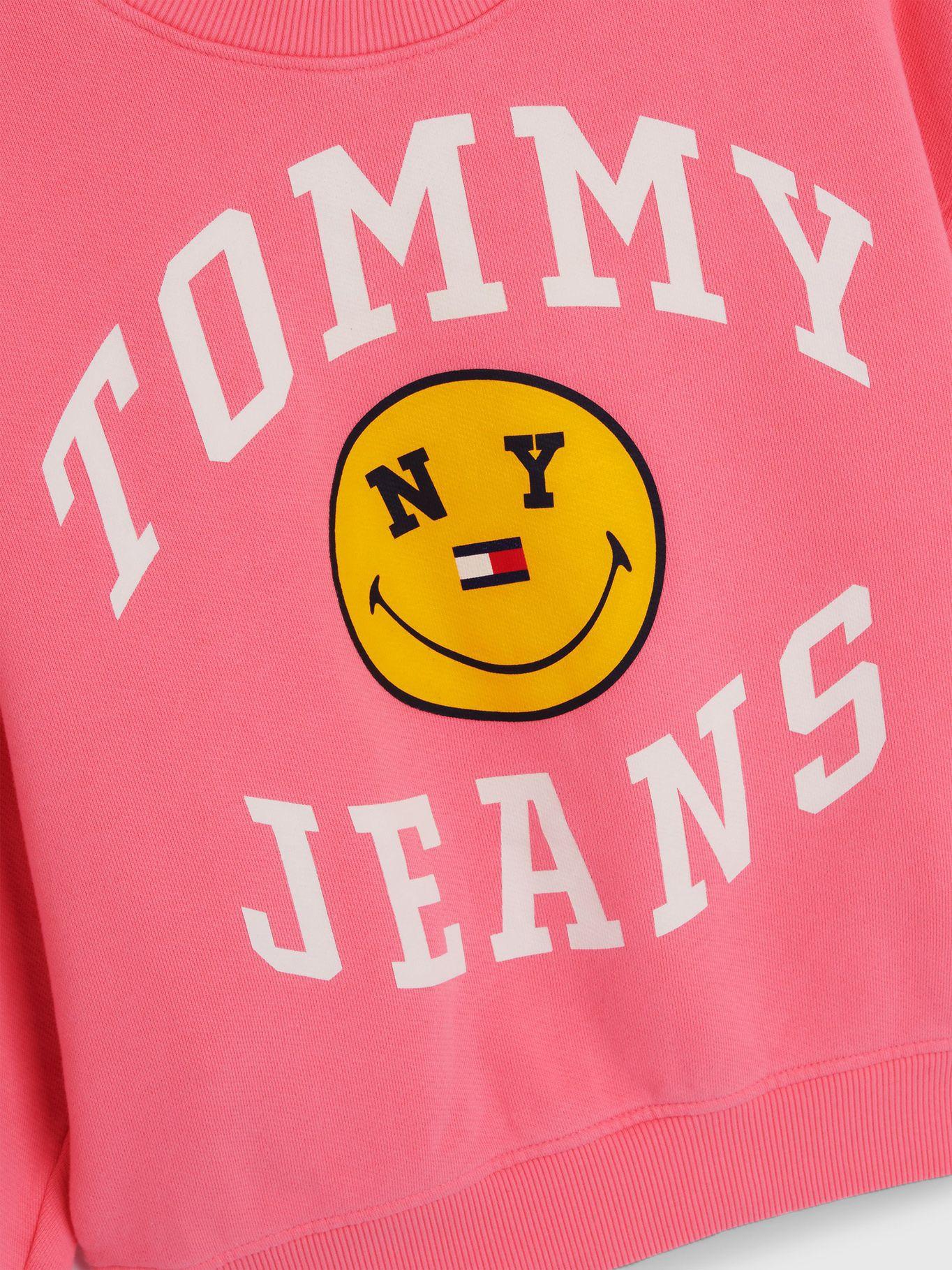 Polerón Tommy Jeans X Smiley® Overs Rosado Tommy Jeans-4