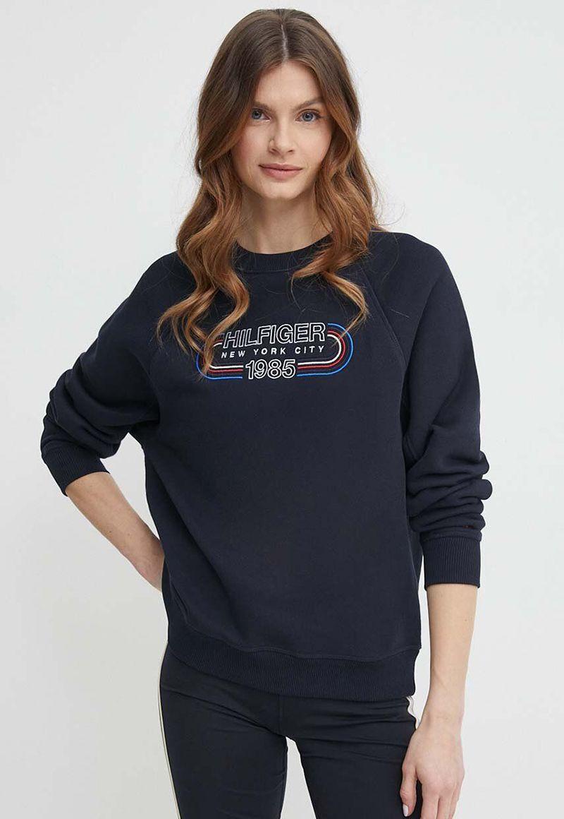 Polerón Con Logo Sport Azul Tommy Hilfiger-0