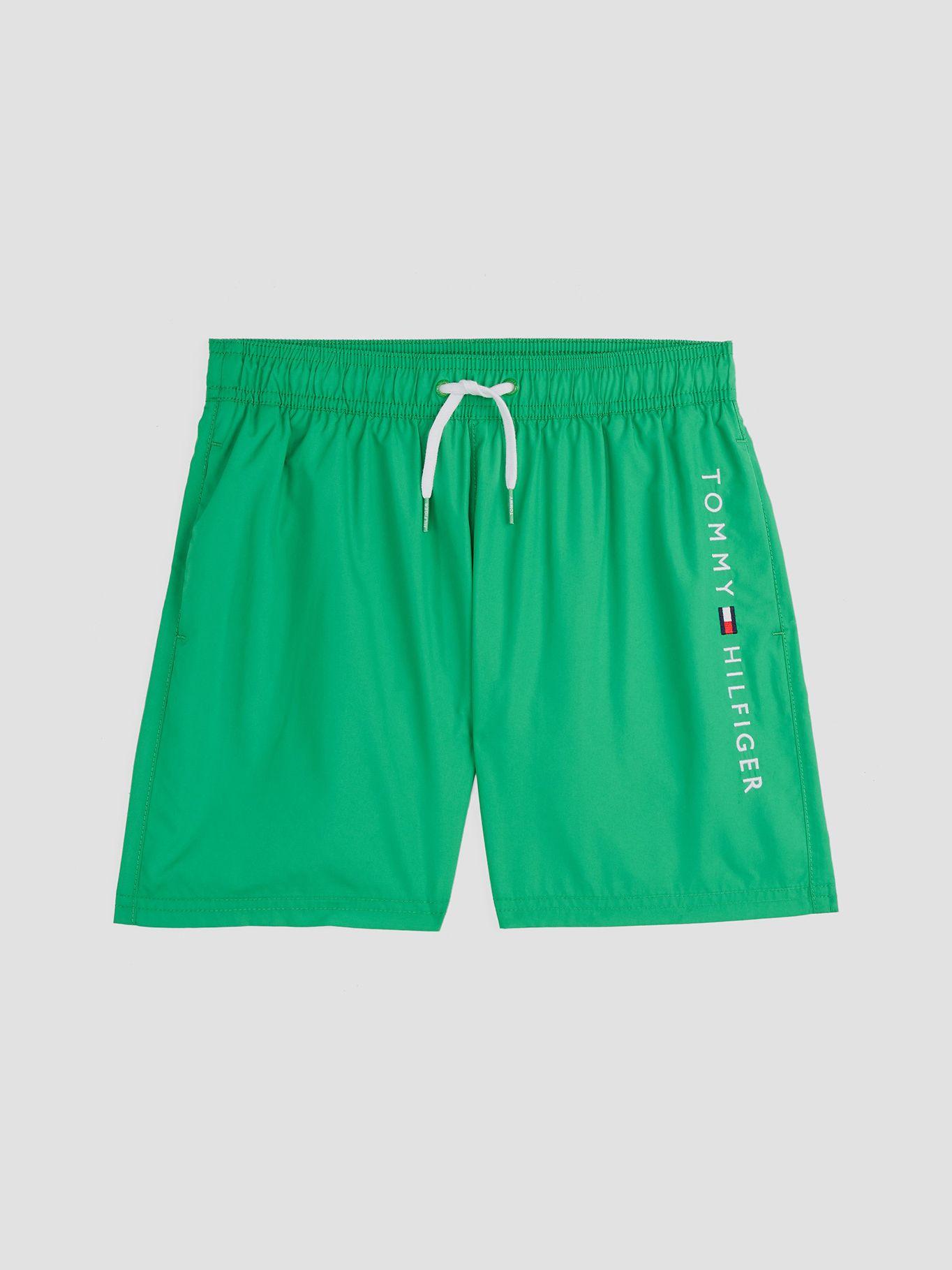 Traje De Baño Medio Logo Original Verde Tommy Hilfiger-0