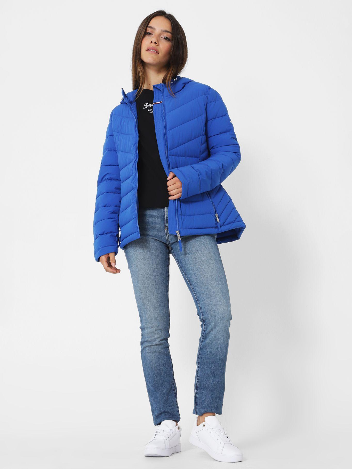 PARKA SOLID GORRO Y CIERRE AZUL TOMMY HILFIGER-1