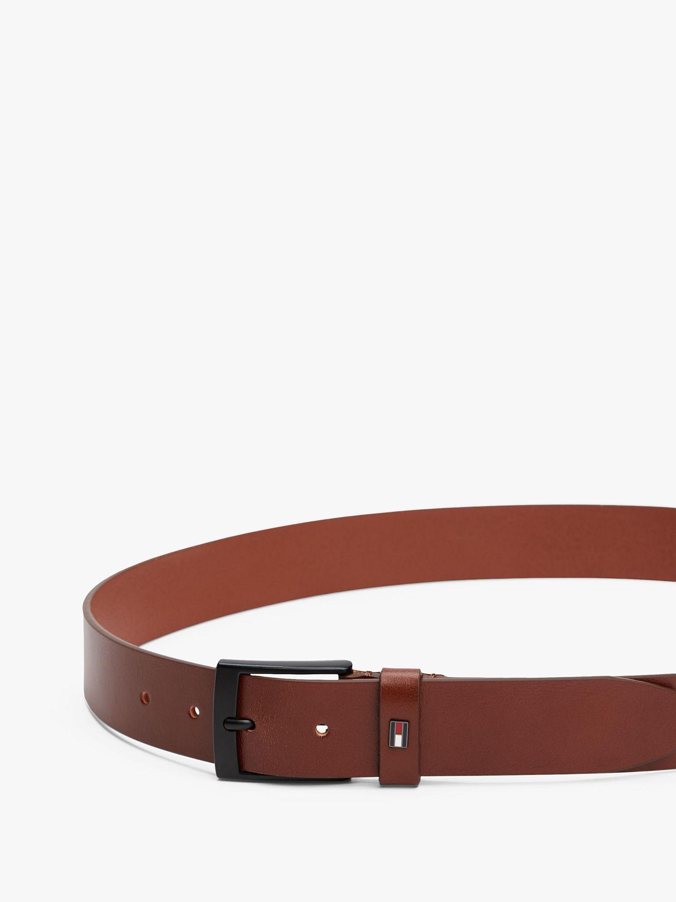 Cinturón Adan De Cuero Café Tommy Hilfiger-1