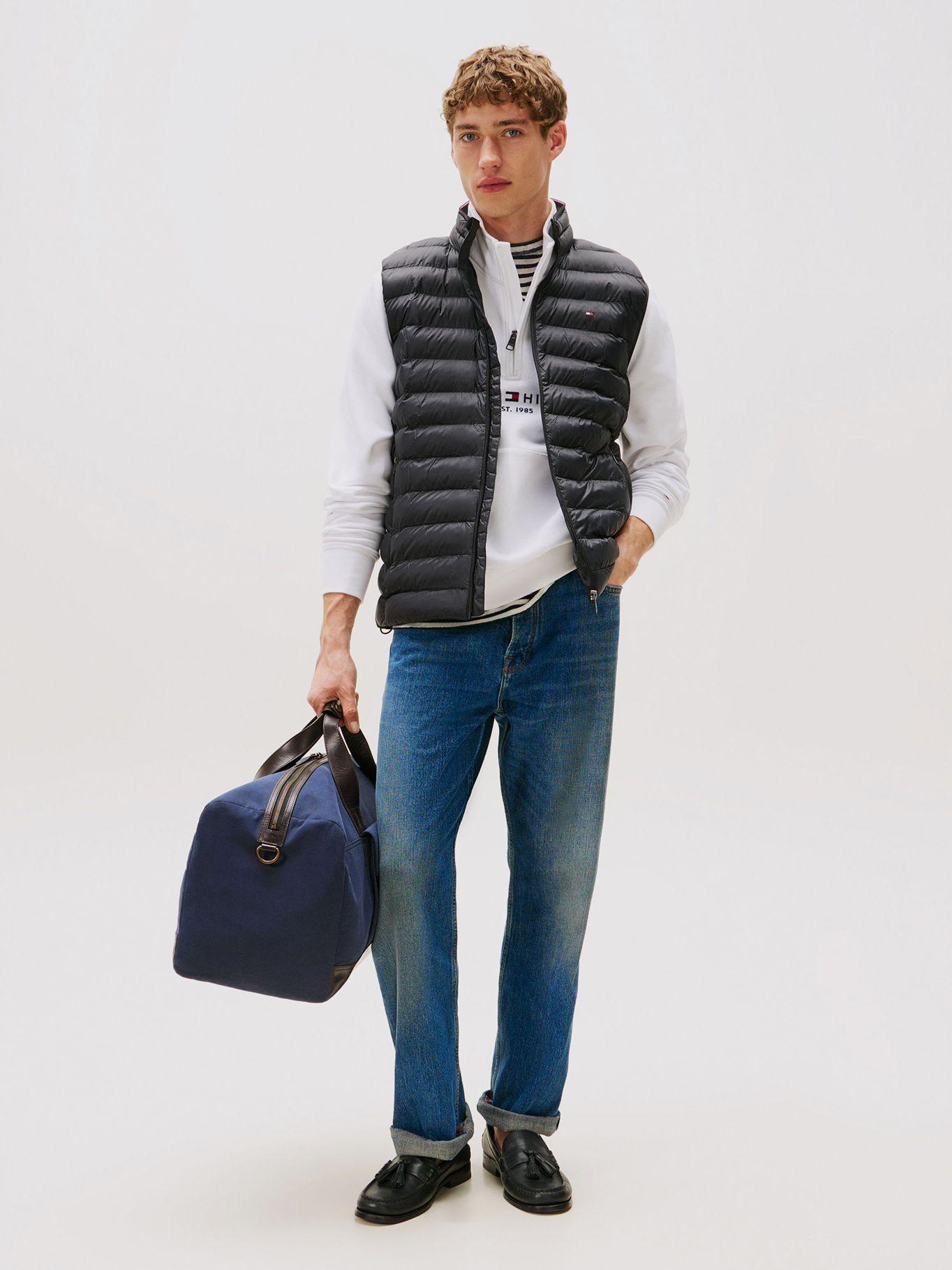 Parka Vest Packable Solid Negro Tommy Hilfiger-1