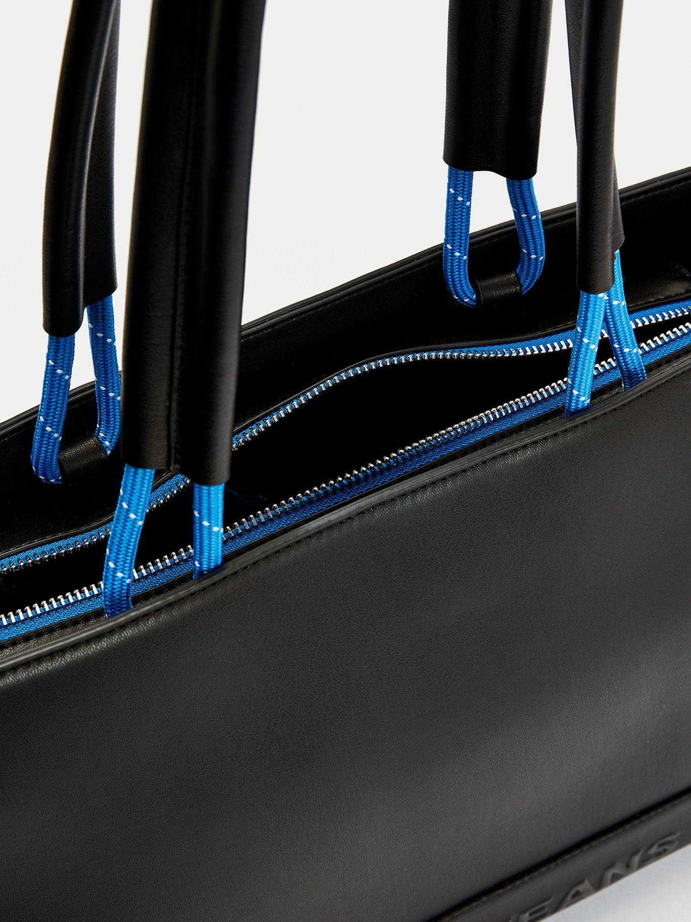 Bolso Tote Femme Con Detalles Negro Tommy Hilfiger-1