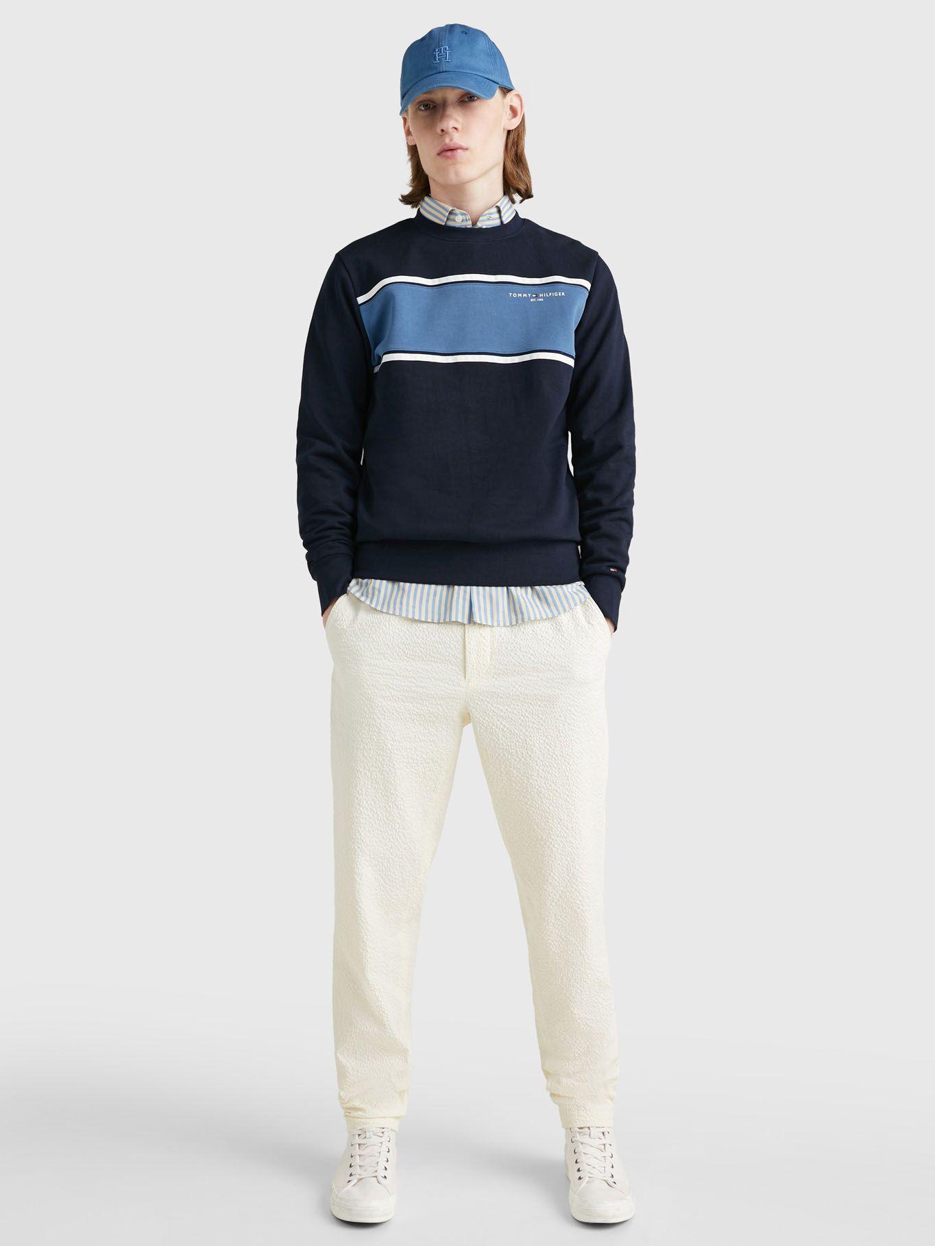 Polerón Diseño Colorblock Azul Tommy Hilfiger-1