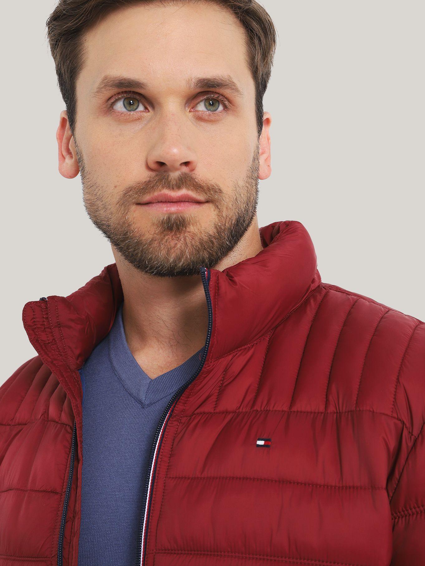 Parka Weight Quilted Rojo Tommy Hilfiger-3