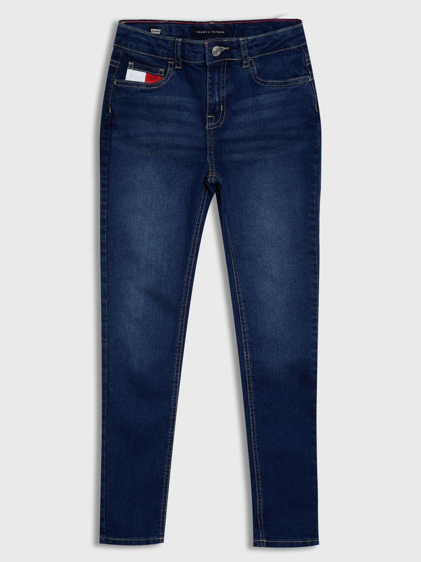 JEANS SKINNY TALLE MEDIO AZUL 460 TOMMY HILFIGER-0