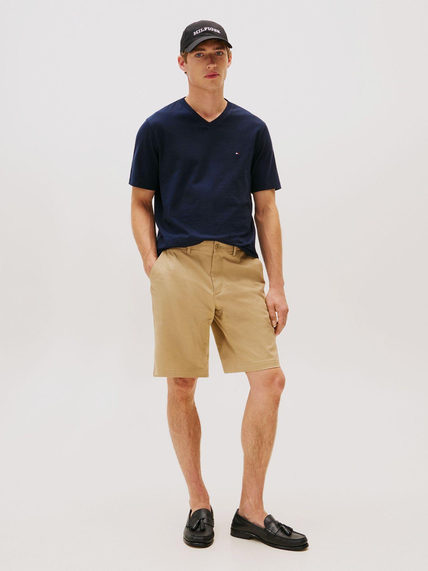 Polera Essential Neck Regular Fit Azul Tommy Hilfiger-1