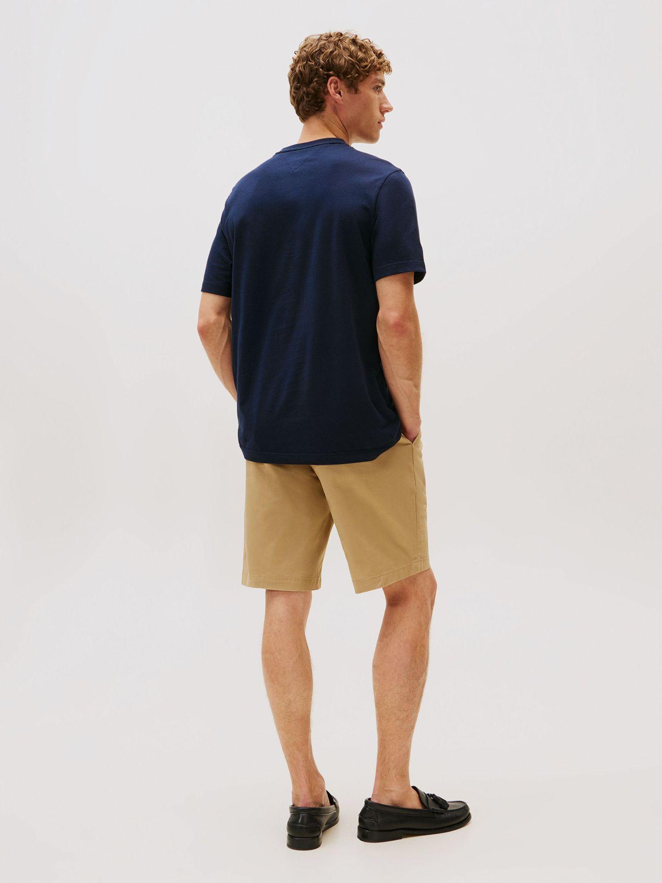 Polera Essential Neck Regular Fit Azul Tommy Hilfiger-2