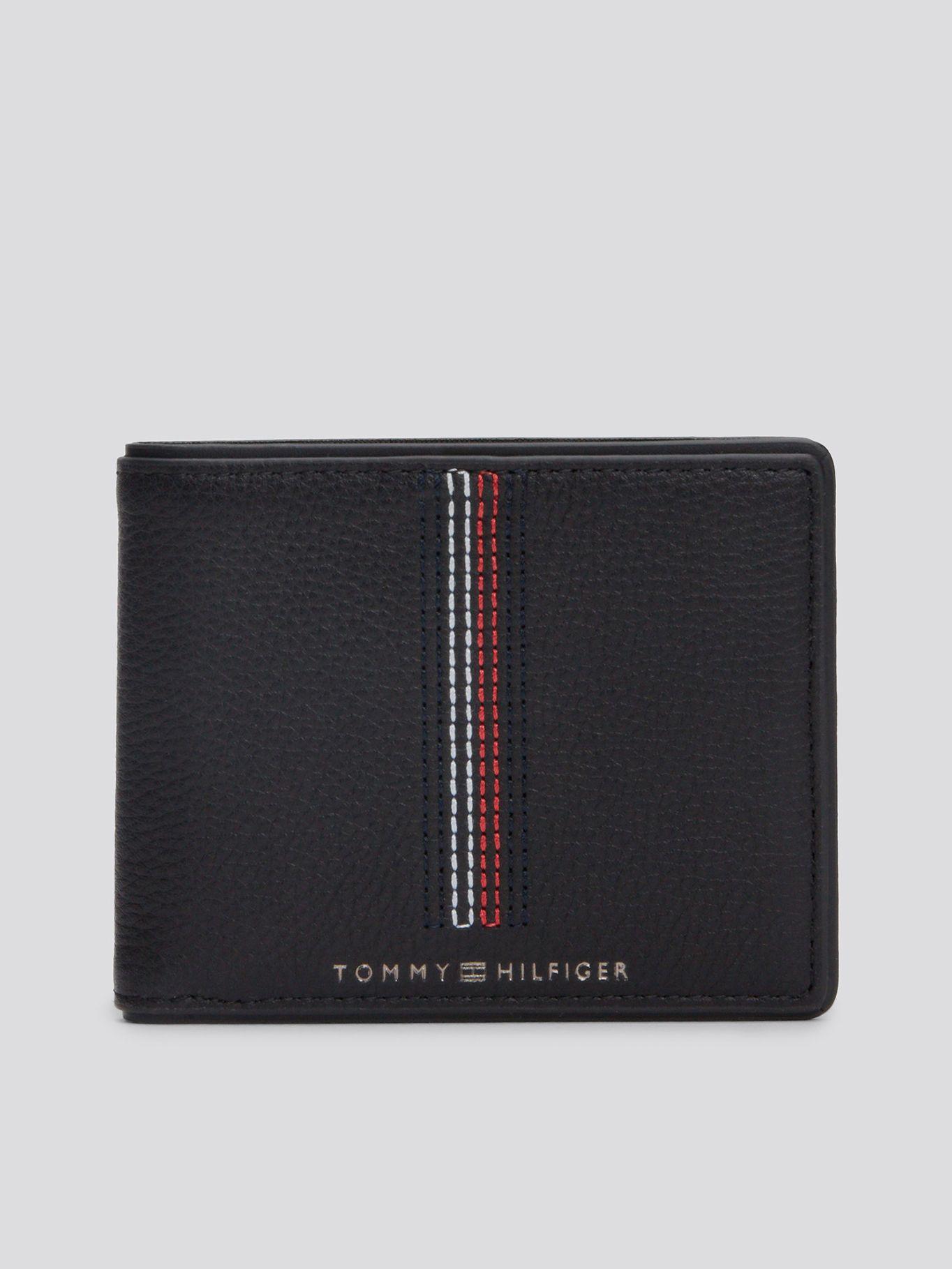 Billetera Casual De Cuero BDS Negro Tommy Hilfiger-0
