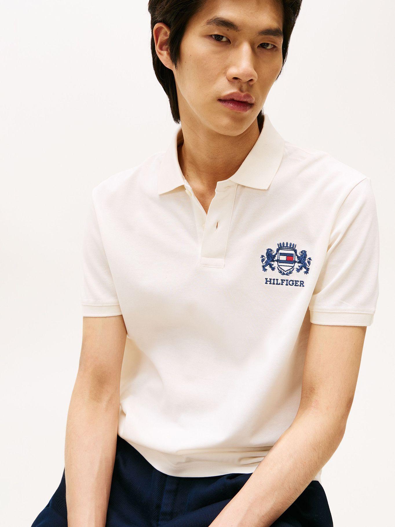 Polo Icon Graphic Regular Fit Blanco Tommy Hilfiger-3