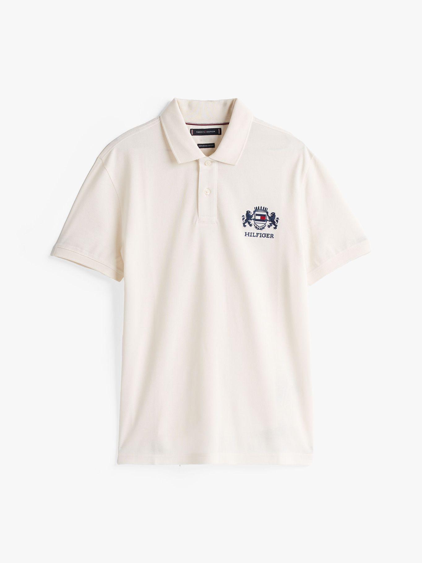 Polo Icon Graphic Regular Fit Blanco Tommy Hilfiger-4