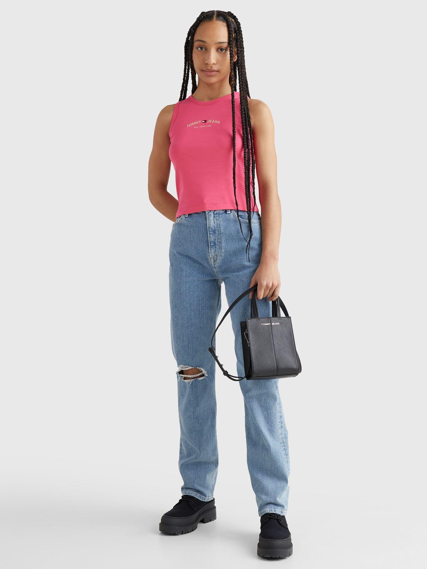 Bolso Crossover Con Logo Negro Tommy Hilfiger-4