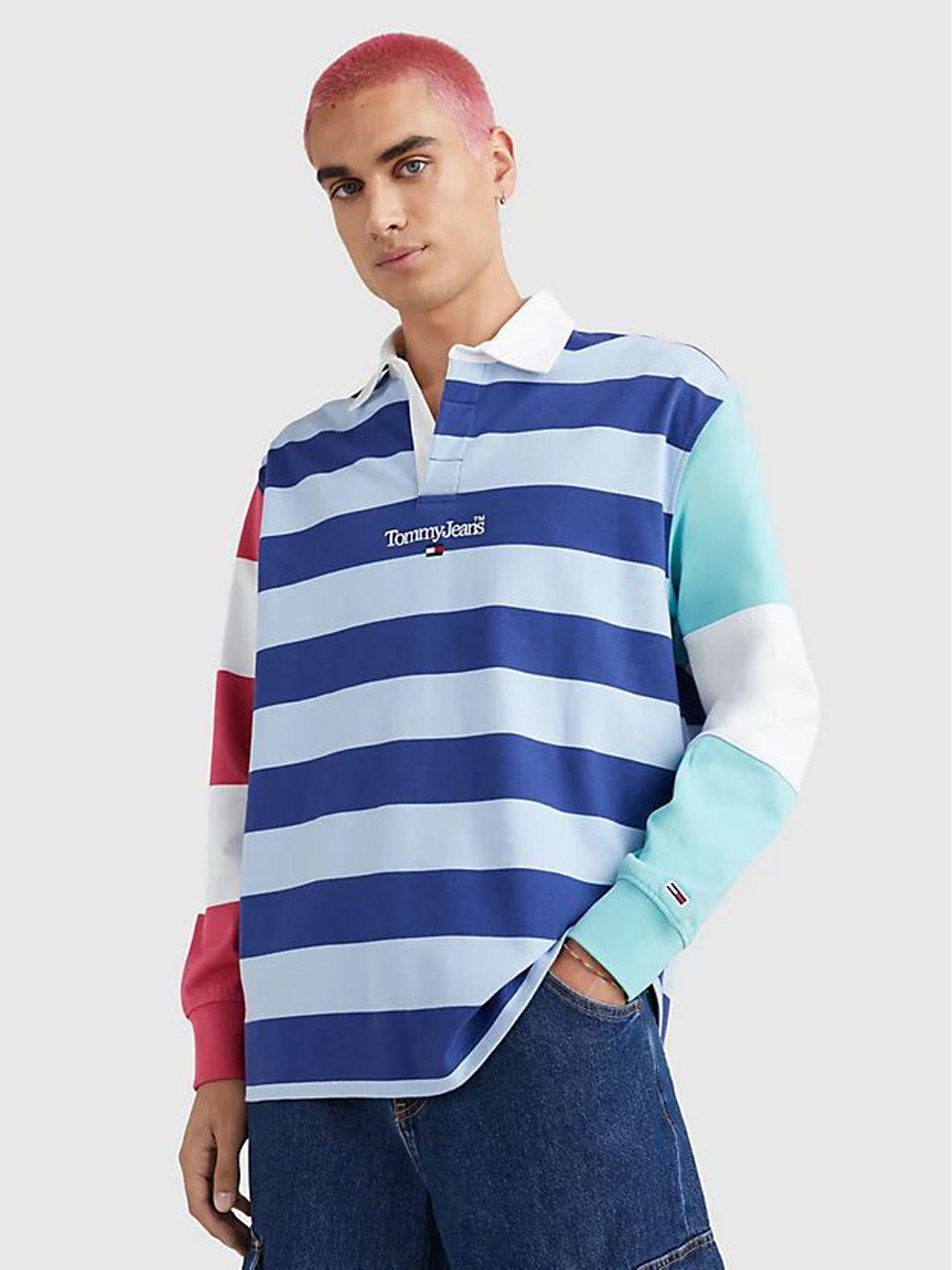 Polo Rugby Oversize Azul Tommy Jeans-0