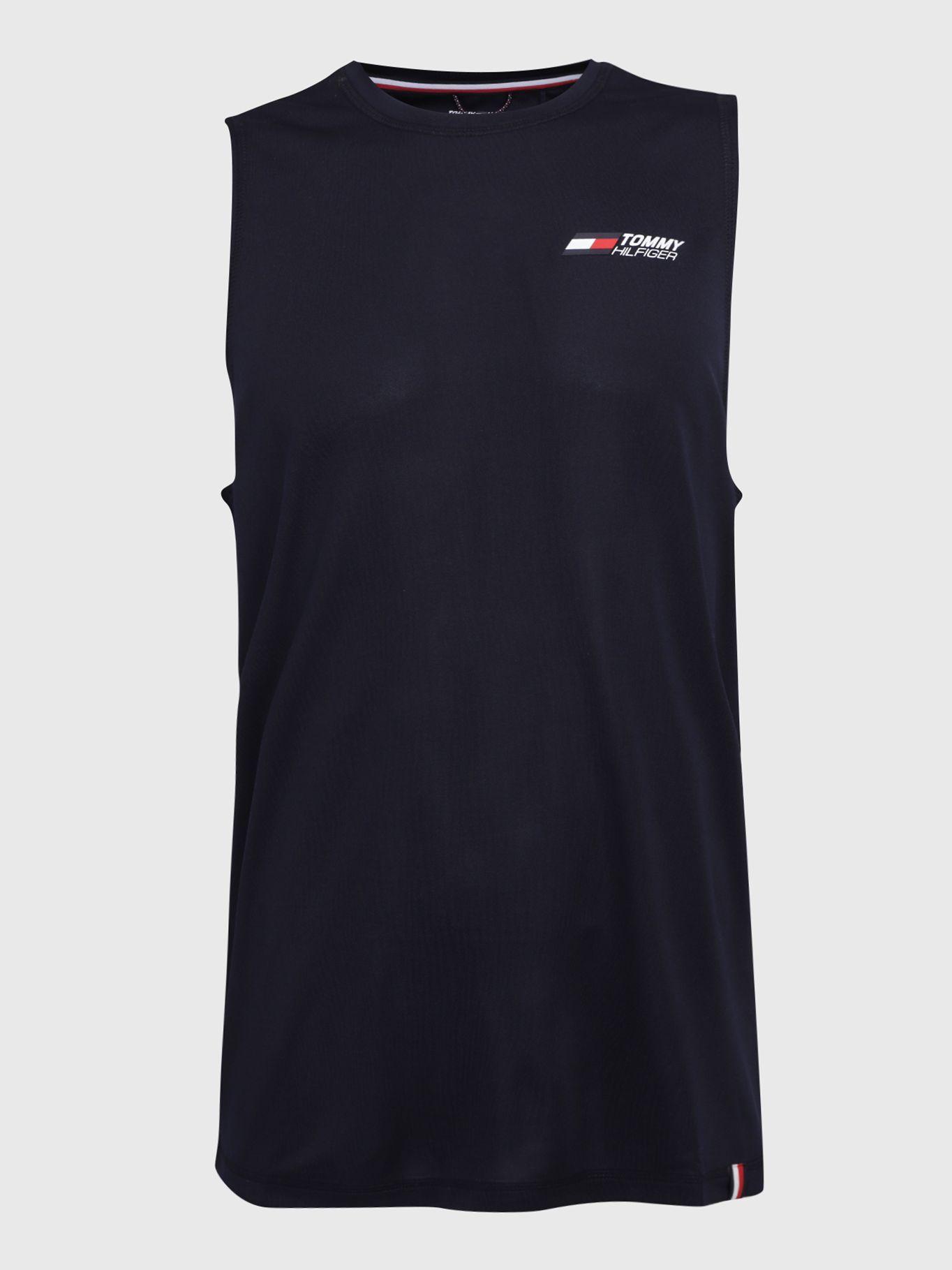 Polera Sport Performance Azul Tommy Hilfiger-0