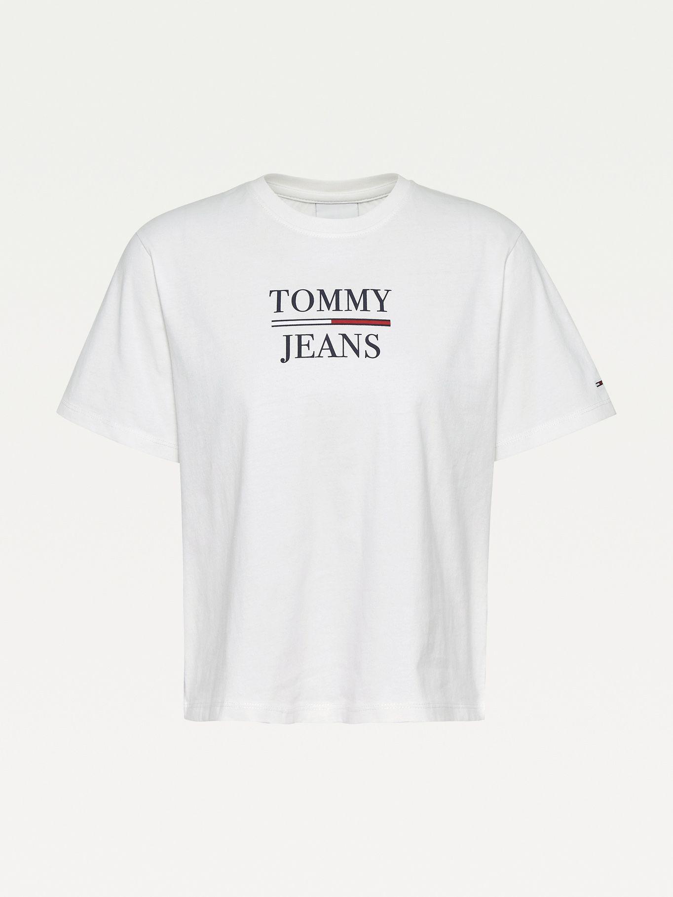 Polera Crop Logo Bxy Blanco Tommy Jeans M2-3