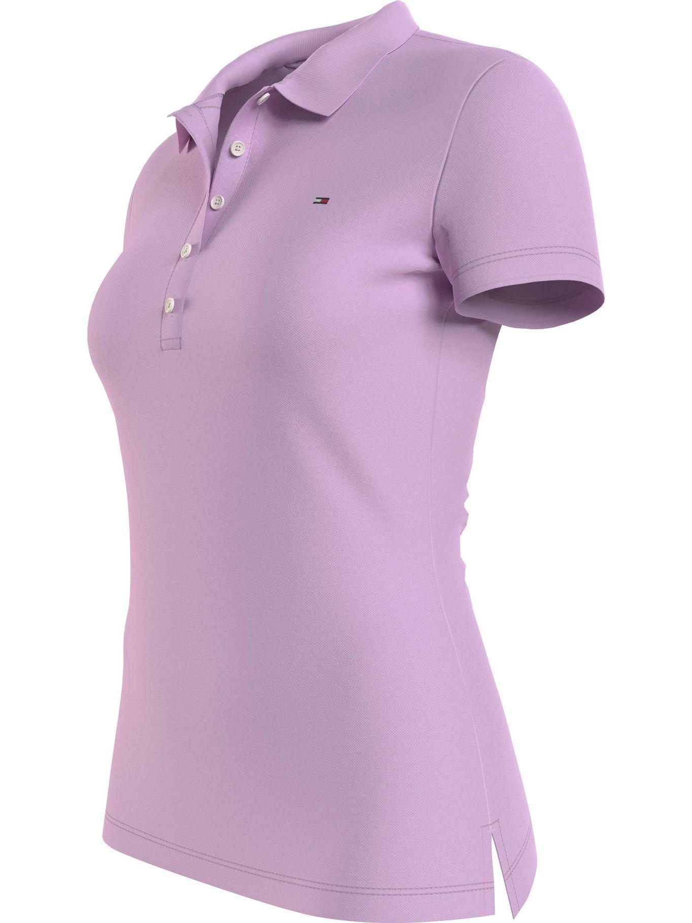 Polo Essential Slim Fit Lila Tommy Hilfiger-2