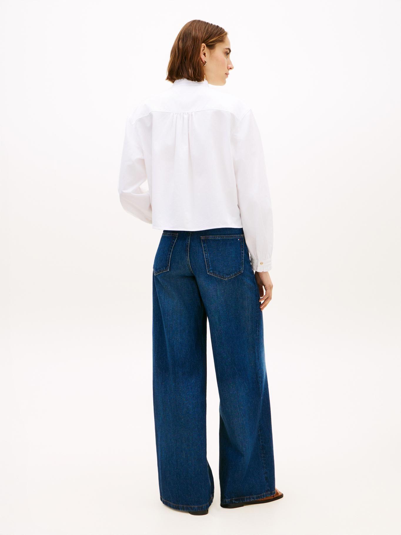Camisa Oxford Con Volantes-2