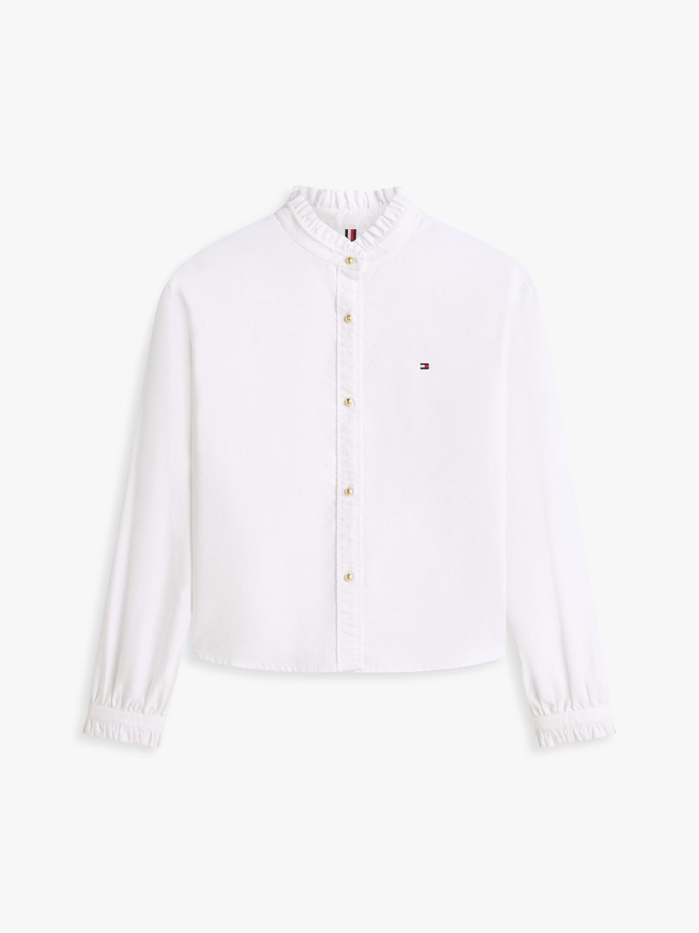 Camisa Oxford Con Volantes-4
