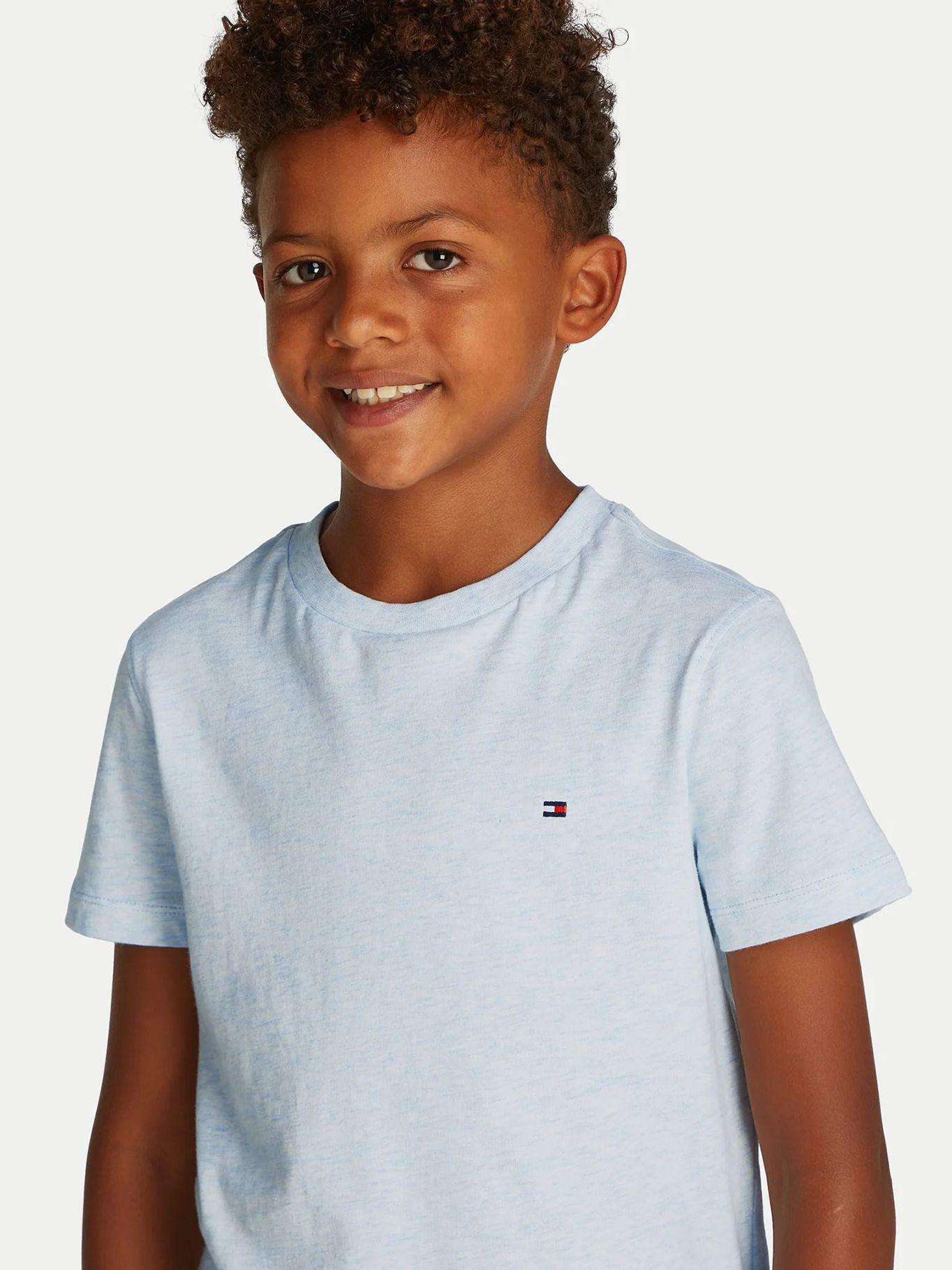 Polera Essential Cuello Redondo Celeste Tommy Hilfiger-3