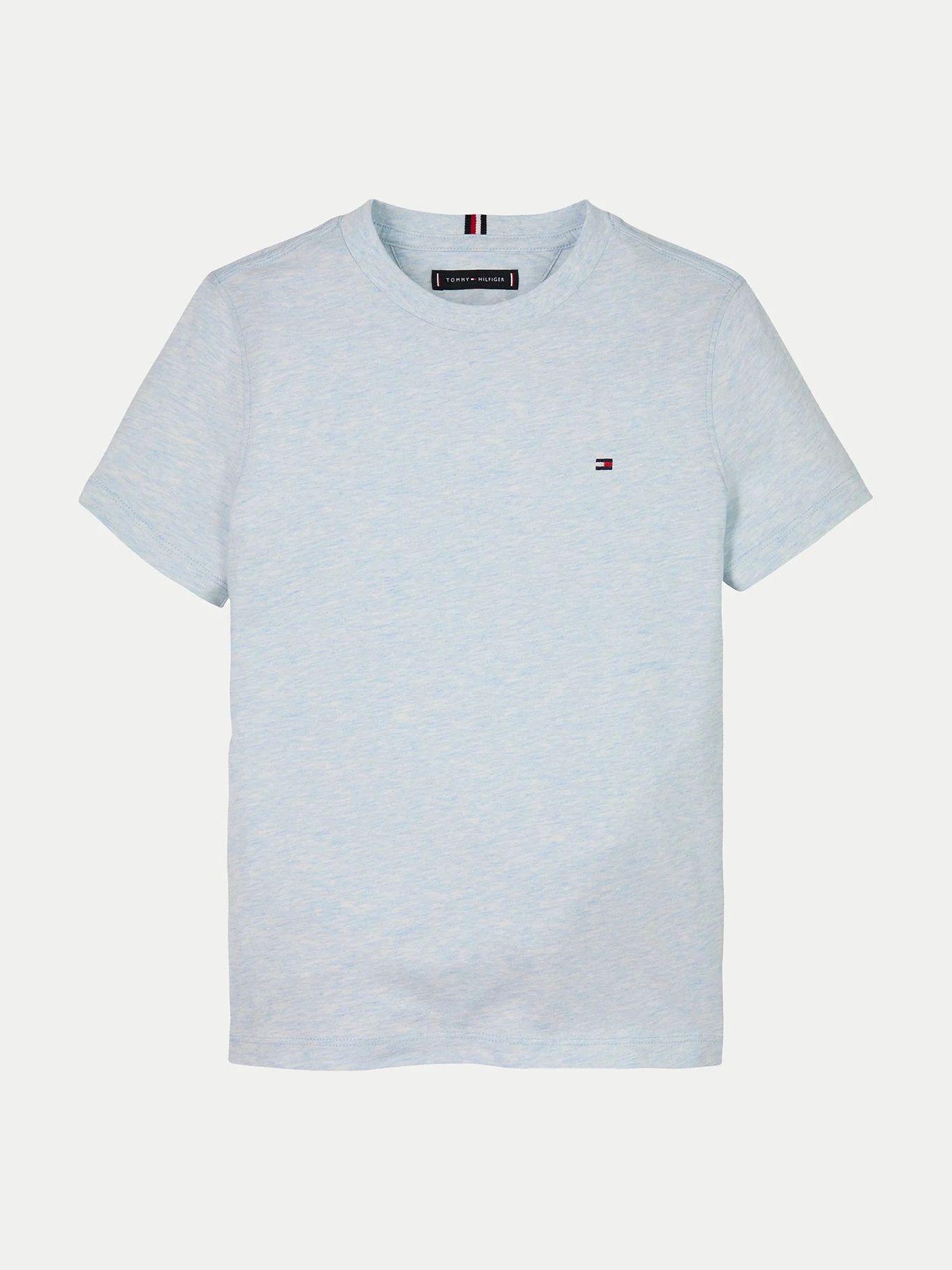 Polera Essential Cuello Redondo Celeste Tommy Hilfiger-4