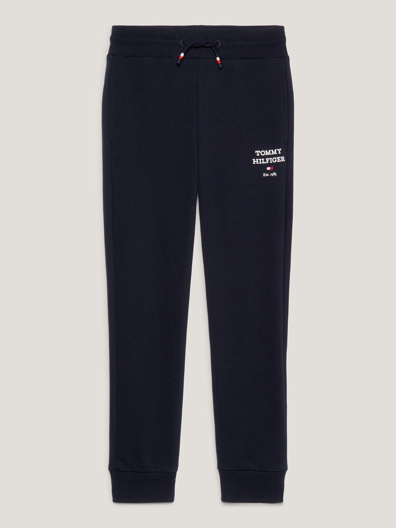 JOGGERS SOLID LOGO AZUL TOMMY HILFIGER-0