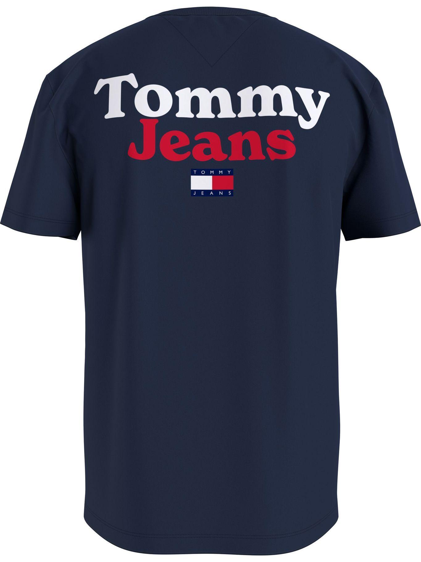 Polera Back Graphic Logo Azul Tommy Jeans-1